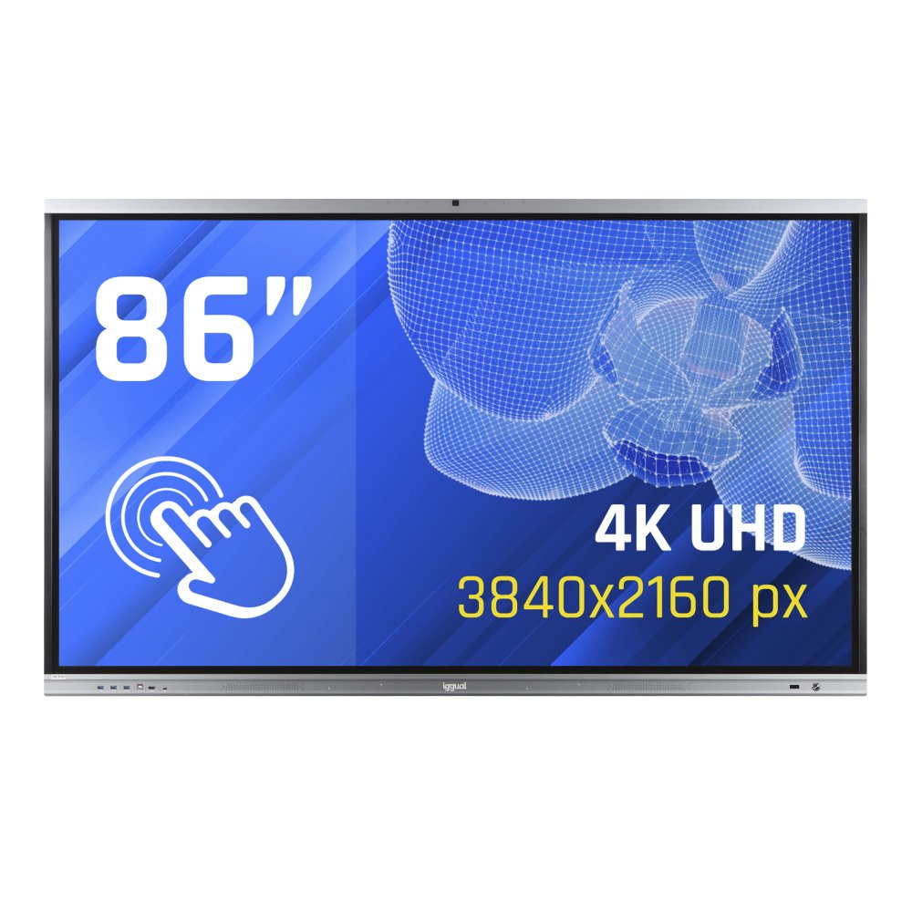 EAN 8435364318829 - iggual Orchid 86" Webcam Panel plano interactivo 2,18 m (86") LED Wifi 400 cd / m² 4K Ultra HD Negro Pant imagen 11