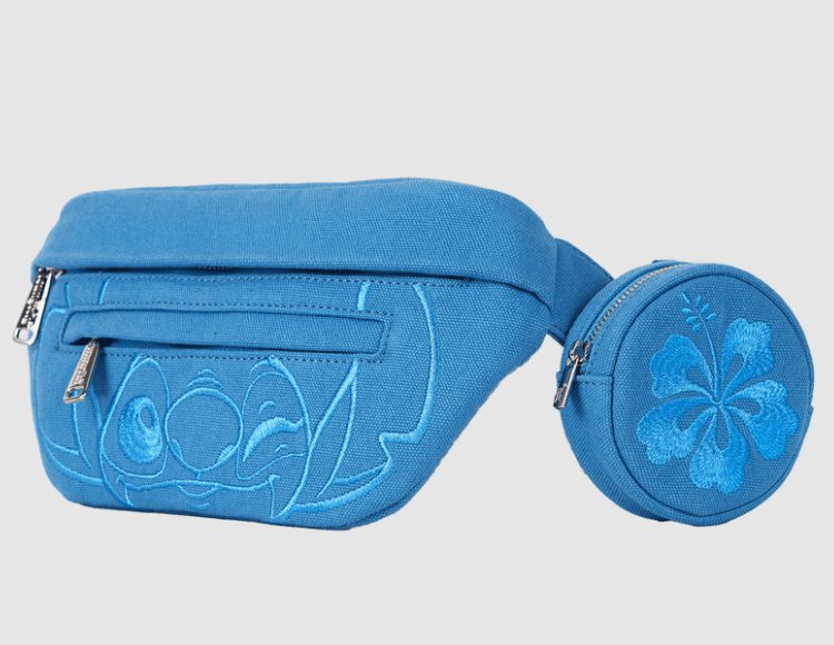 EAN 0671803540156 - Loungefly Stitch Ohana Canvas Convertible riñonera Azul imagen 6