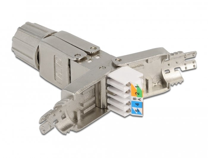 Delock Verbinder Für Netzwerkcable Cat.6a Stp Werkzeugfrei