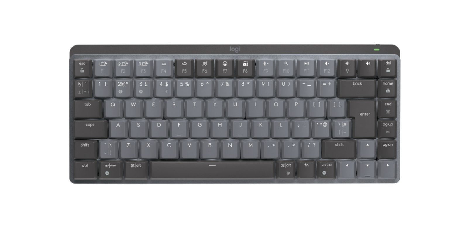 EAN 5099206103214 - Logitech 920-010779 teclado Oficina RF Wireless + Bluetooth QWERTY Inglés del Reino Unido Grafito imagen 5