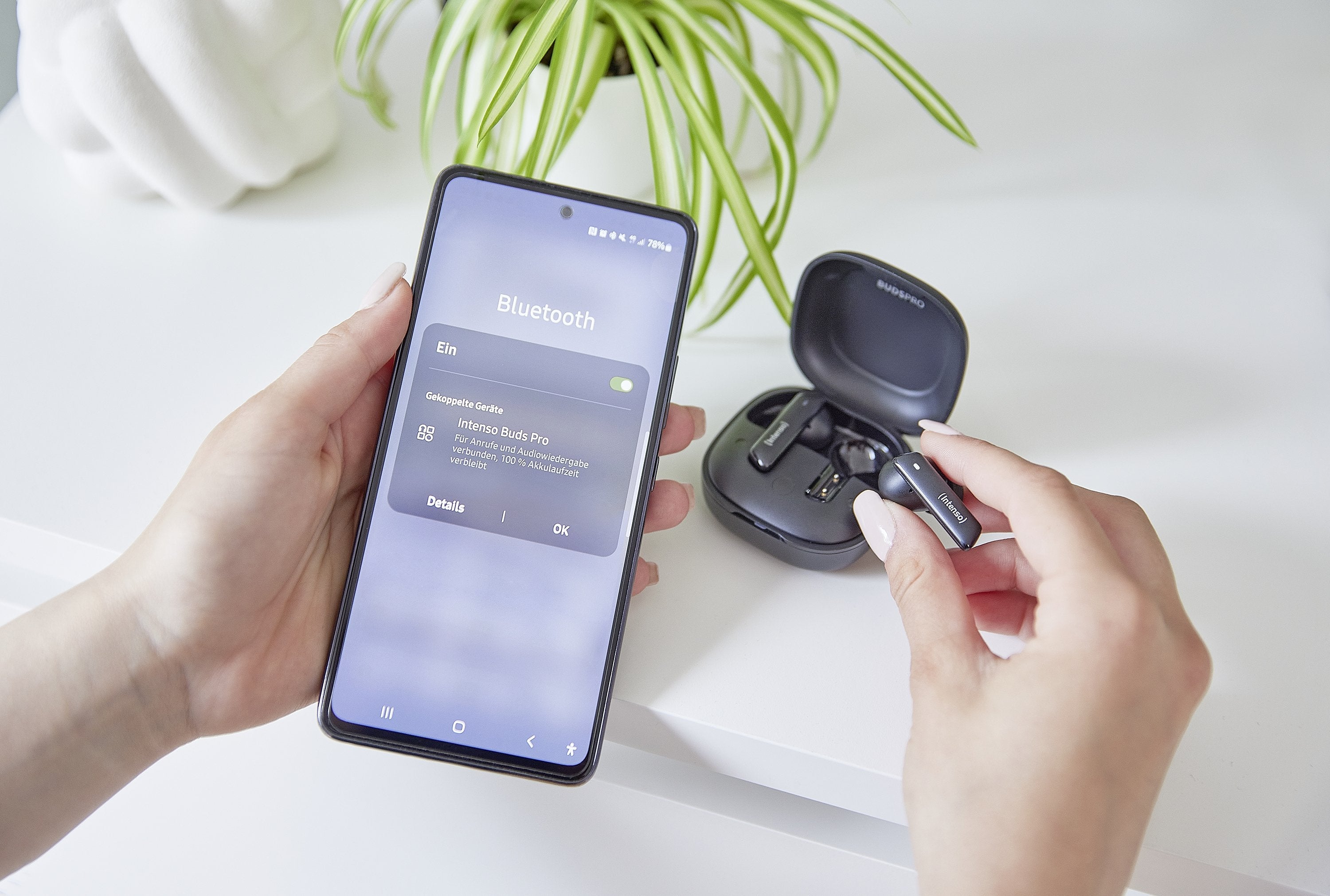 EAN 4034303034567 - Intenso T500HAE Auriculares True Wireless Stereo (TWS) Dentro de oído Llamadas/Música/Deporte/Uso diario imagen 7