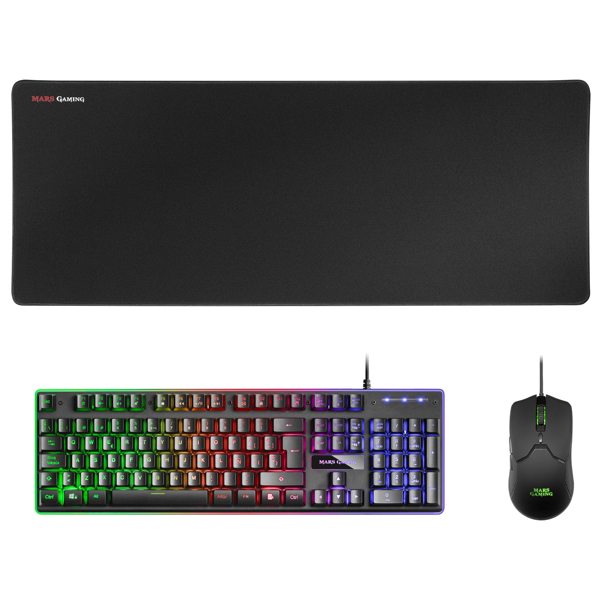 EAN 4710562759006 - Mars Gaming MCPXBES teclado Ratón incluido Juego USB Español imagen 1