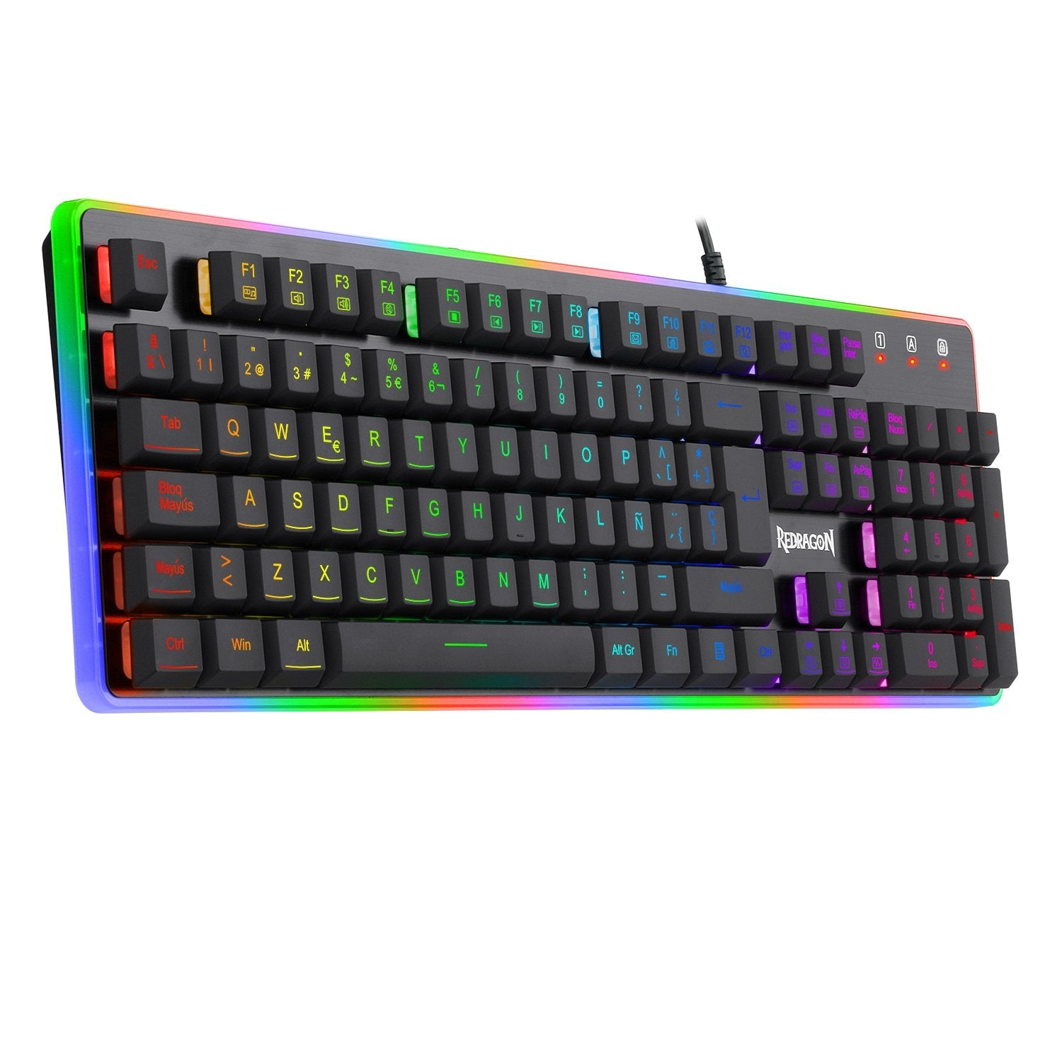EAN 6950376779403 - REDRAGON K509RGB-SPS teclado Juego USB QWERTY Español Negro imagen 4
