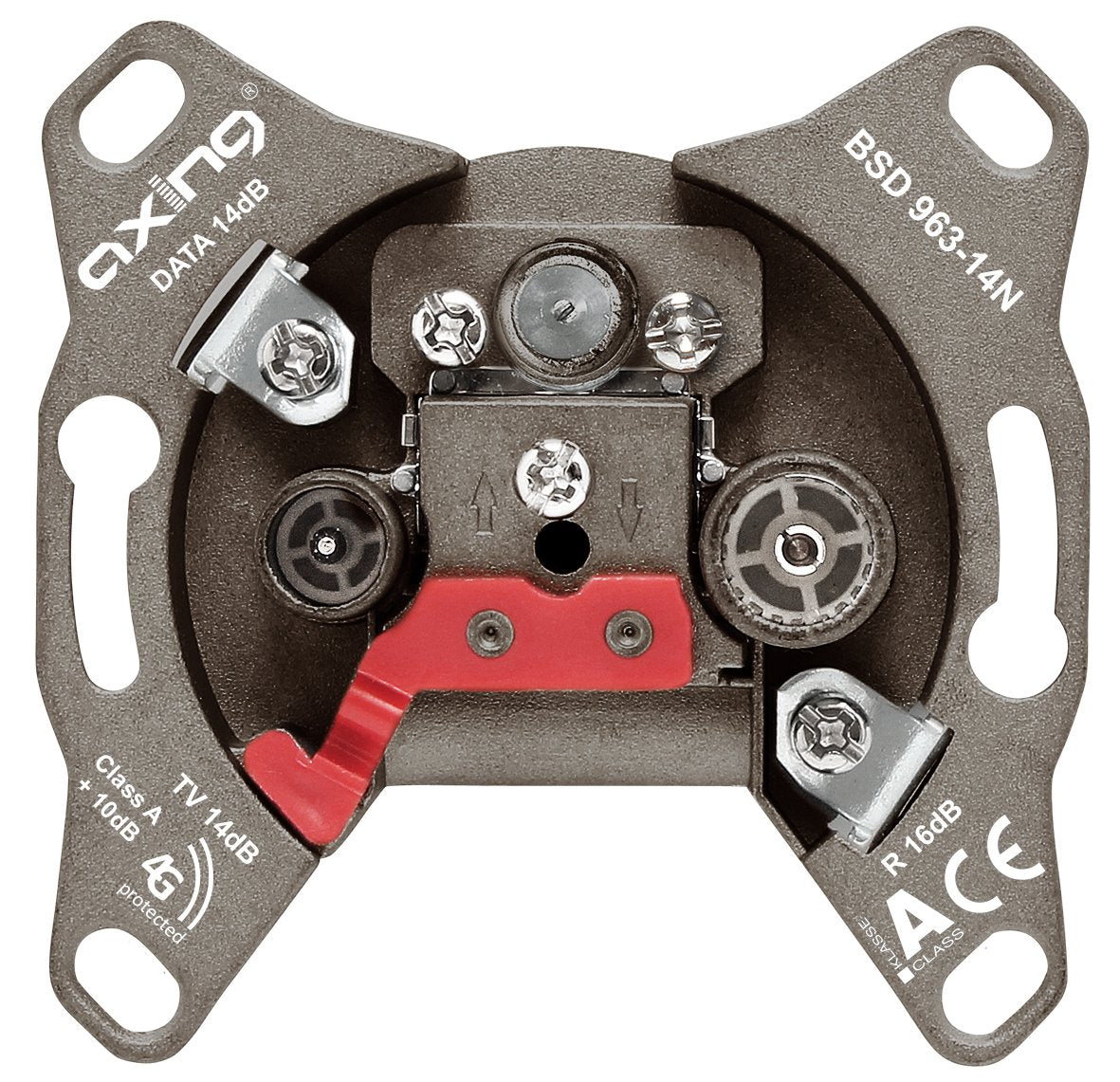 Axing Bsd 963-14n Antennendose Durchgang 14db