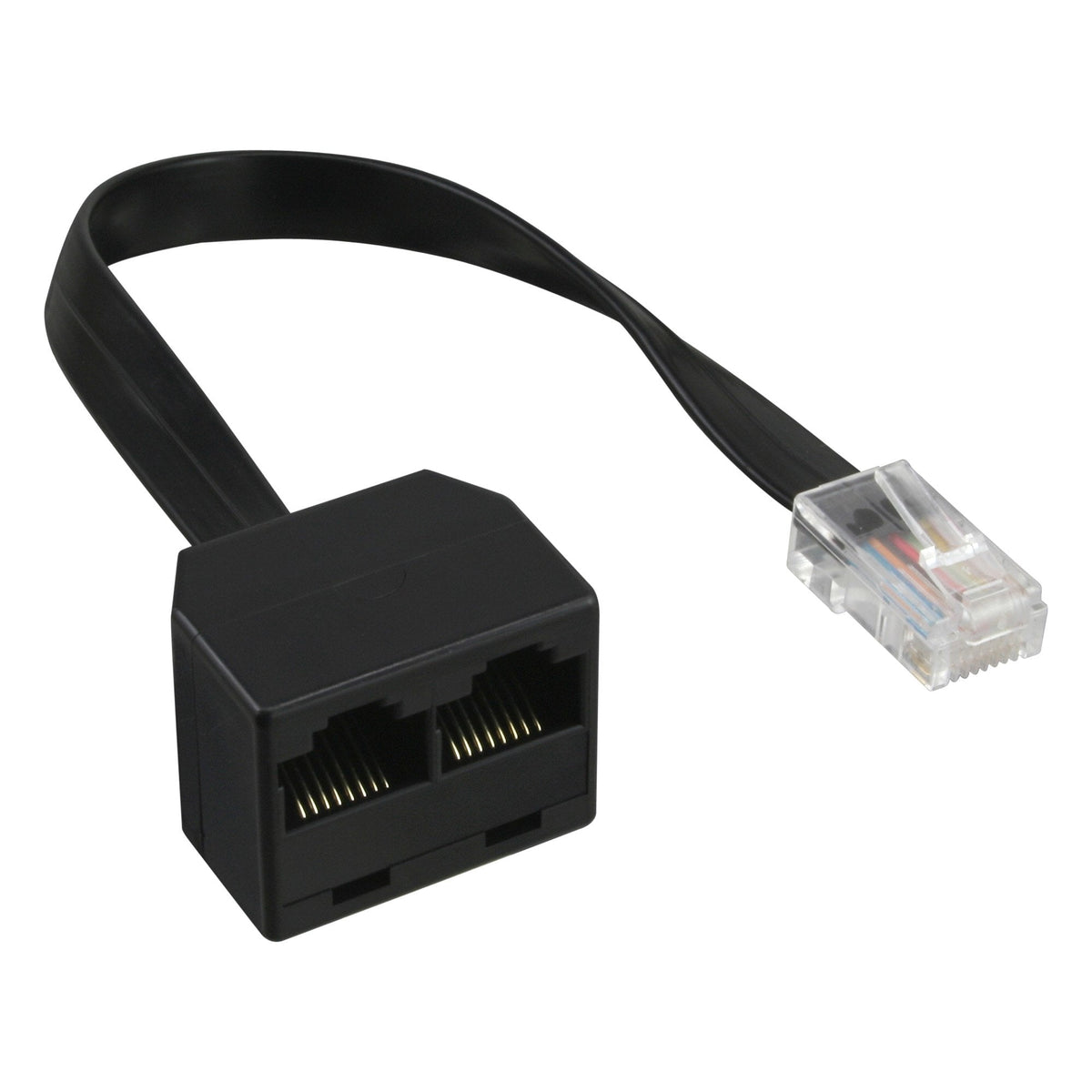Isdn Spitter 1->2, Inline®, 1x Rj45 M / 2x Rj45 F, (8p8c), Without Resistors