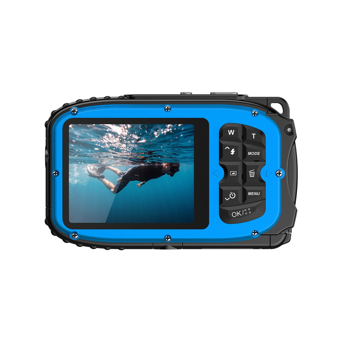 C Mara Foto Agfaphoto Wp6000 Blue 18mp Waterproof