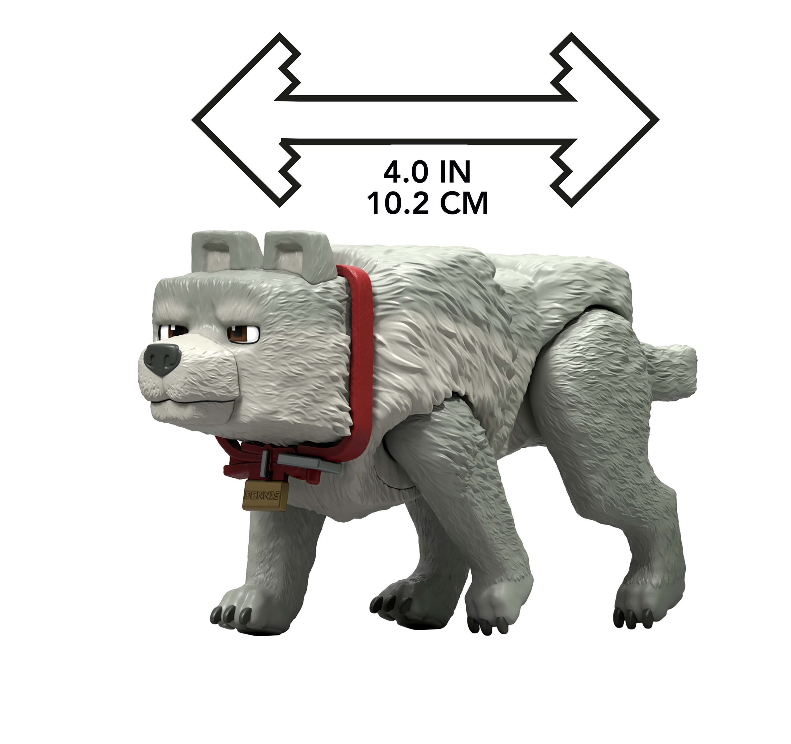 Mattel Minecraft Movie Wolf Action Figura Y Accesorios, Juego De Juego Conjunto Con Figura De 10 Cm Jfr59