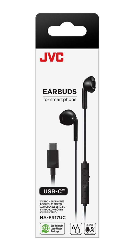 EAN 4975769477607 - JVC HA-FR17UC Auriculares Alámbrico Dentro de oído Llamadas/Música USB Tipo C Negro imagen 2