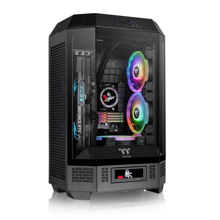 Caja Pc Thermaltake The Tower 300 Vidrio Templado Ca-1y4-00s1wn-00 Negra