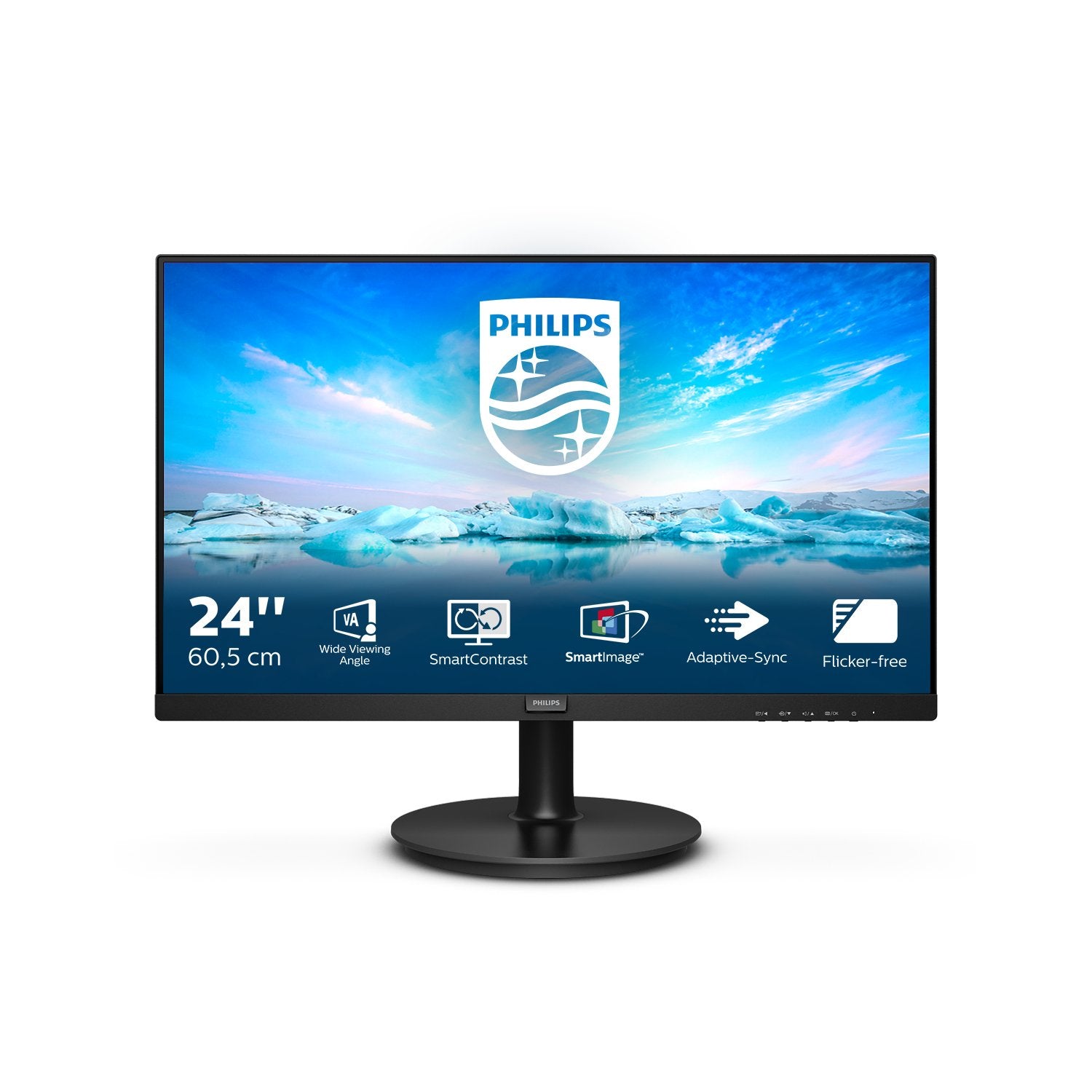 EAN 8712581771676 - Philips V Line 242V8LA/00 pantalla para PC 60,5 cm (23.8") 1920 x 1080 Pixeles Full HD LED Negro imagen 2