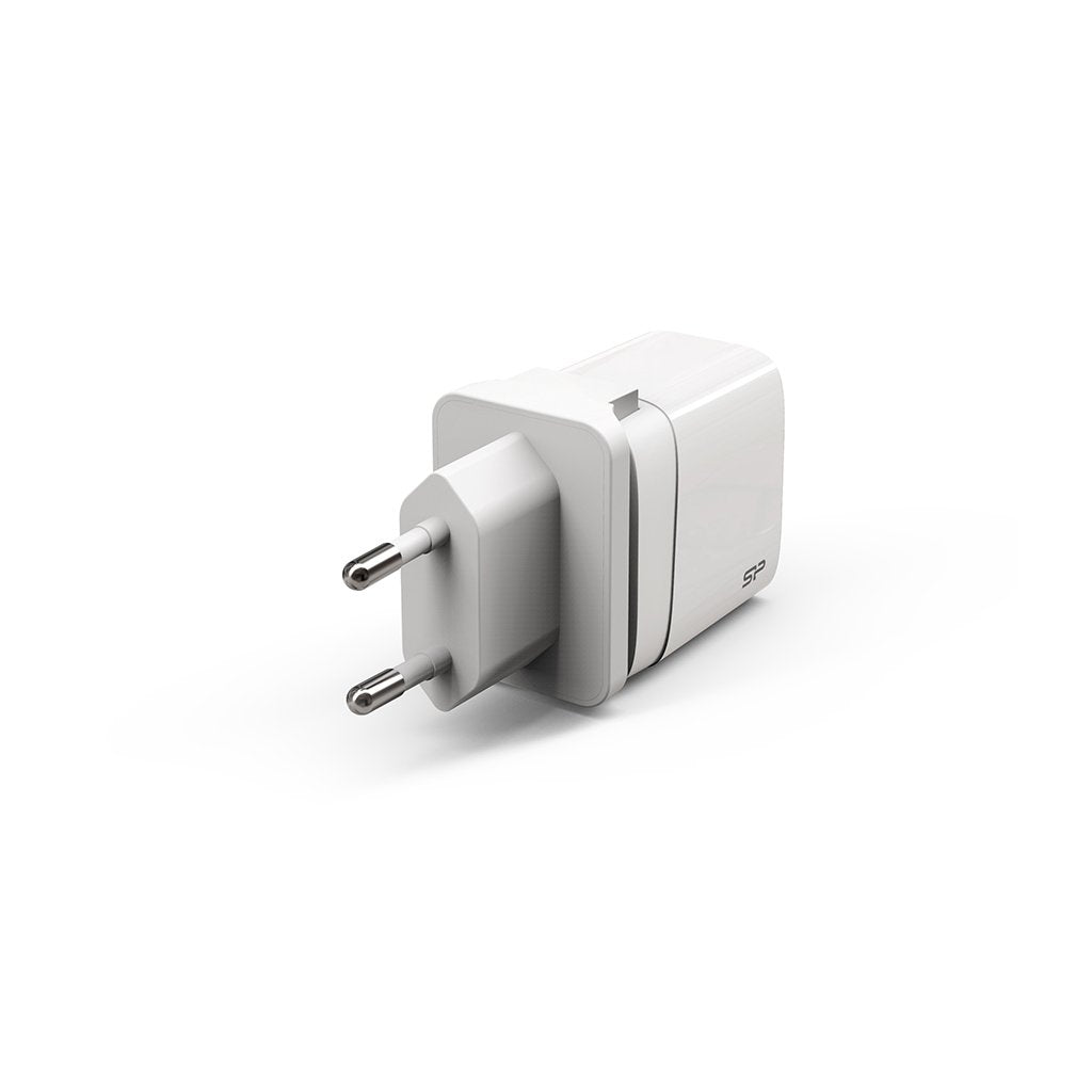 Cargador De Pared Qm16 20w Usb Usb-C Blanco