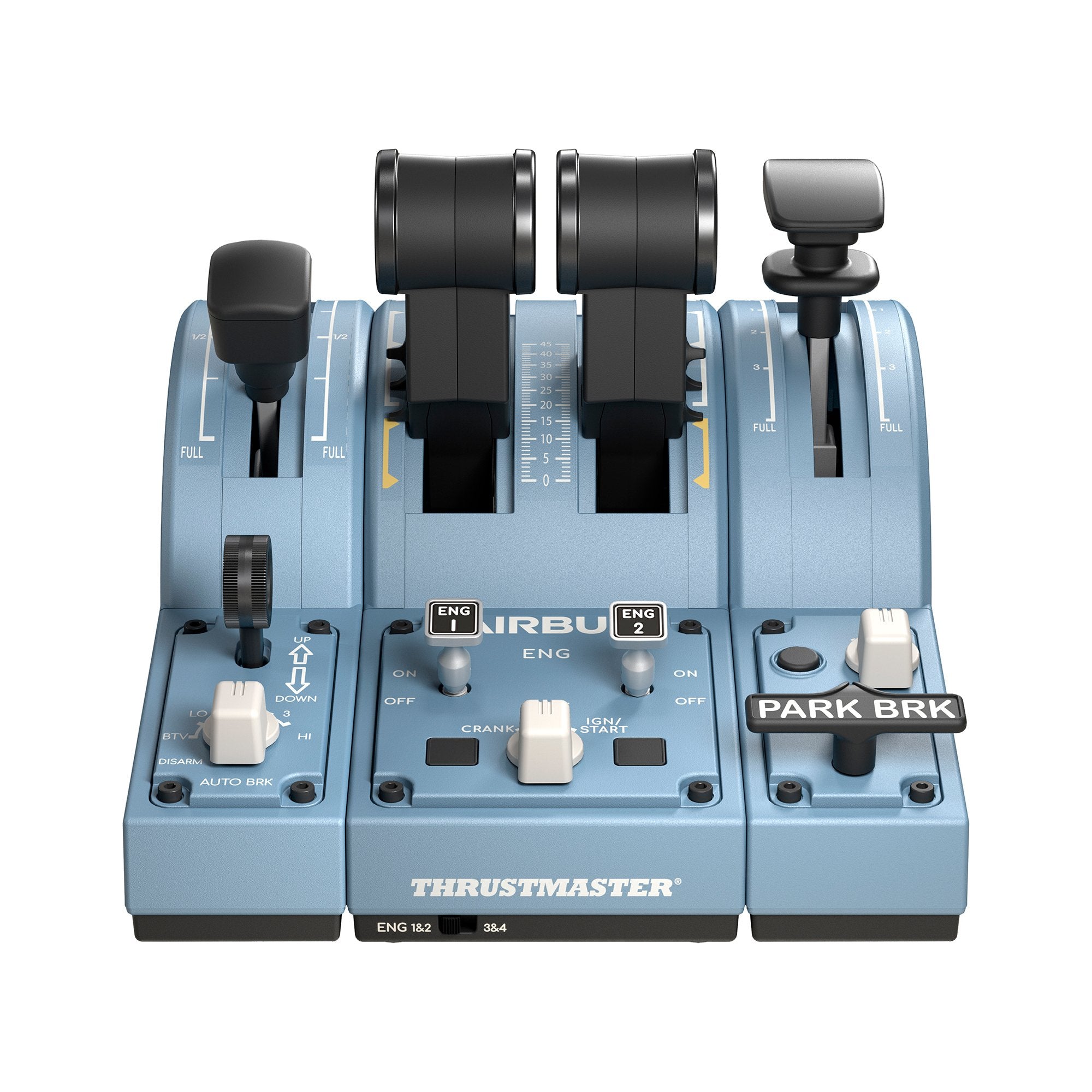 EAN 0663296422613 - Thrustmaster TCA Quadrant Add-On Airbus Edition Negro, Azul Simulador de Vuelo PC imagen 3