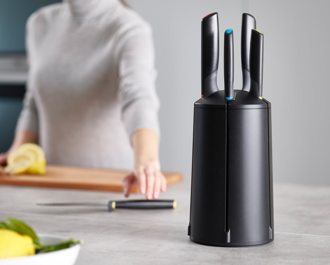 Juego De Cuchillos Joseph Joseph Elevate 6 Piezas. Negro