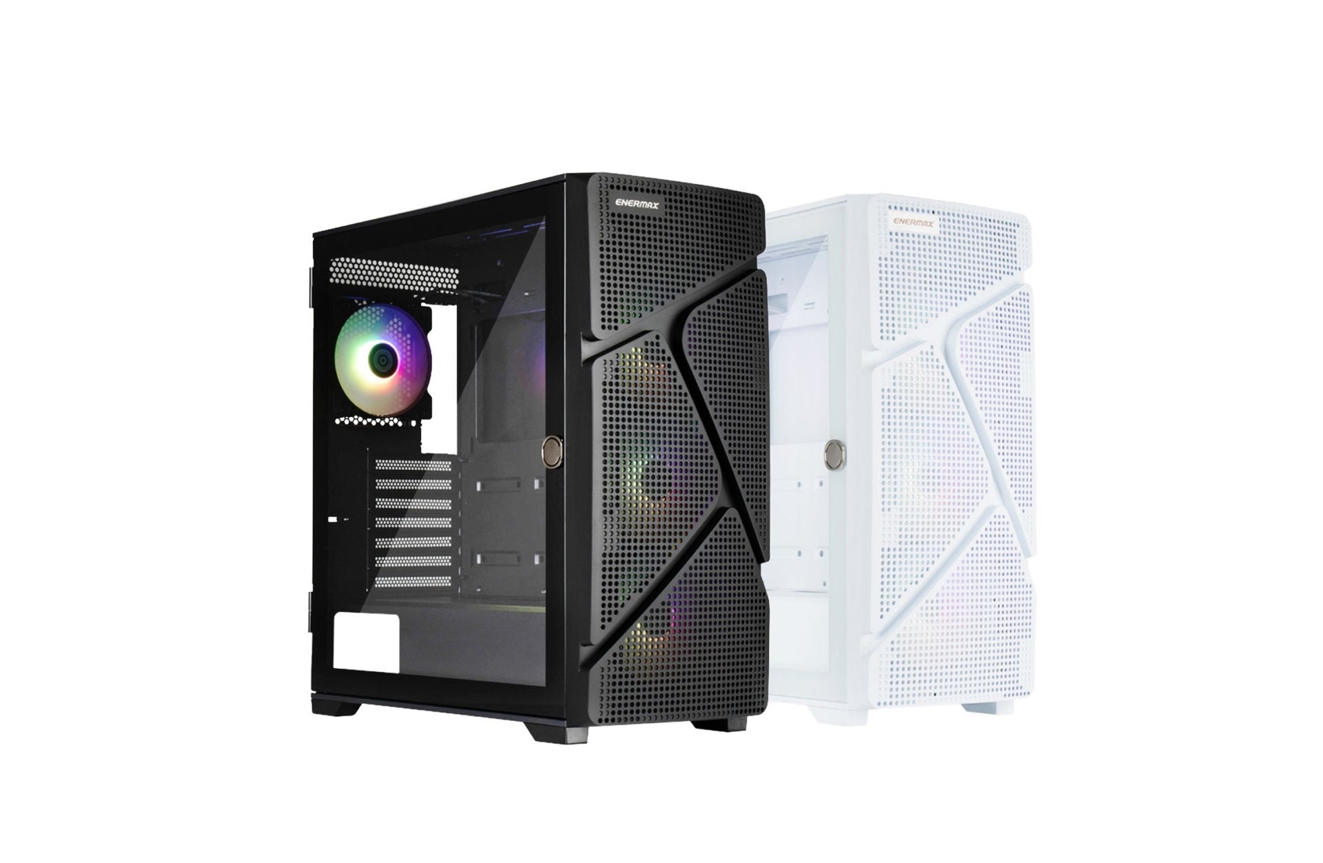 Caja Pc Enermax Marbleshell Ms31 Argb, Blanca, Vidrio Templado Eca-Ms31-Ww-Argb