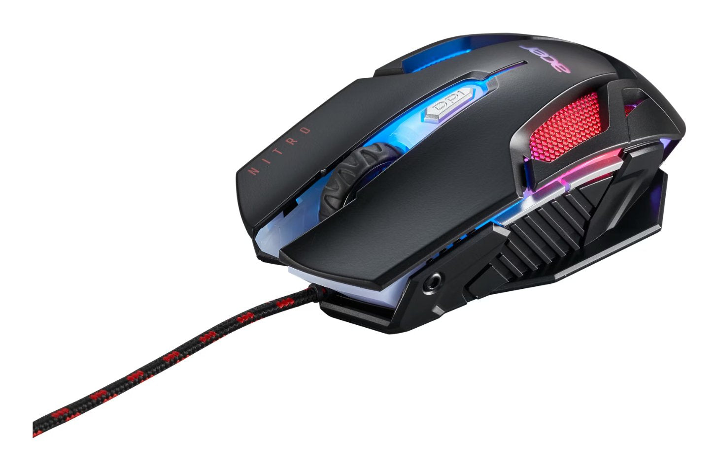 EAN 4711474088413 - Acer Nitro Gaming NMW200 Black ratón Juego Ambidextro USB tipo A Óptico 7200 DPI imagen 4