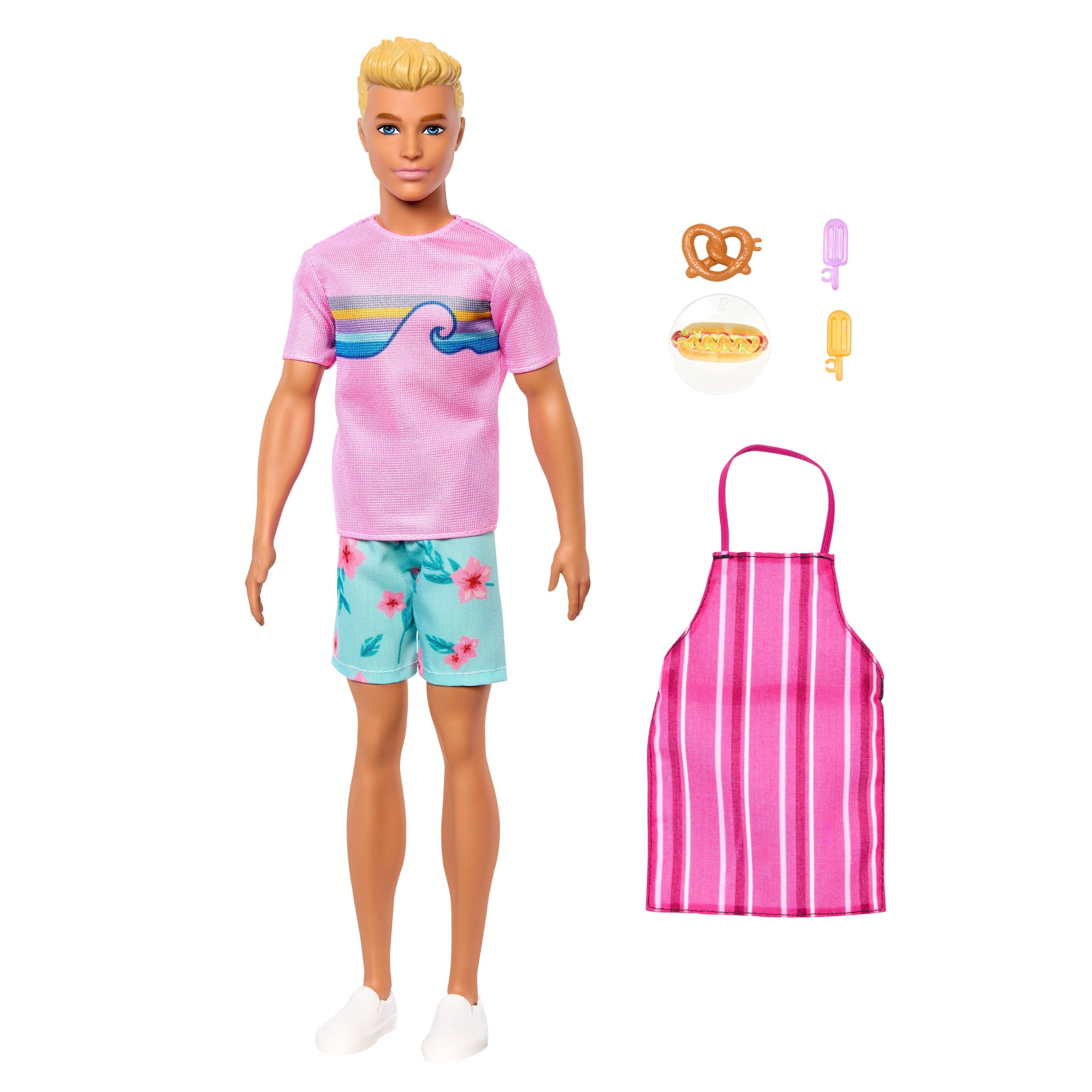 Mattel Barbie Mysteries Beach Detectives Ken-Puppe Und Zubehör Jfv65