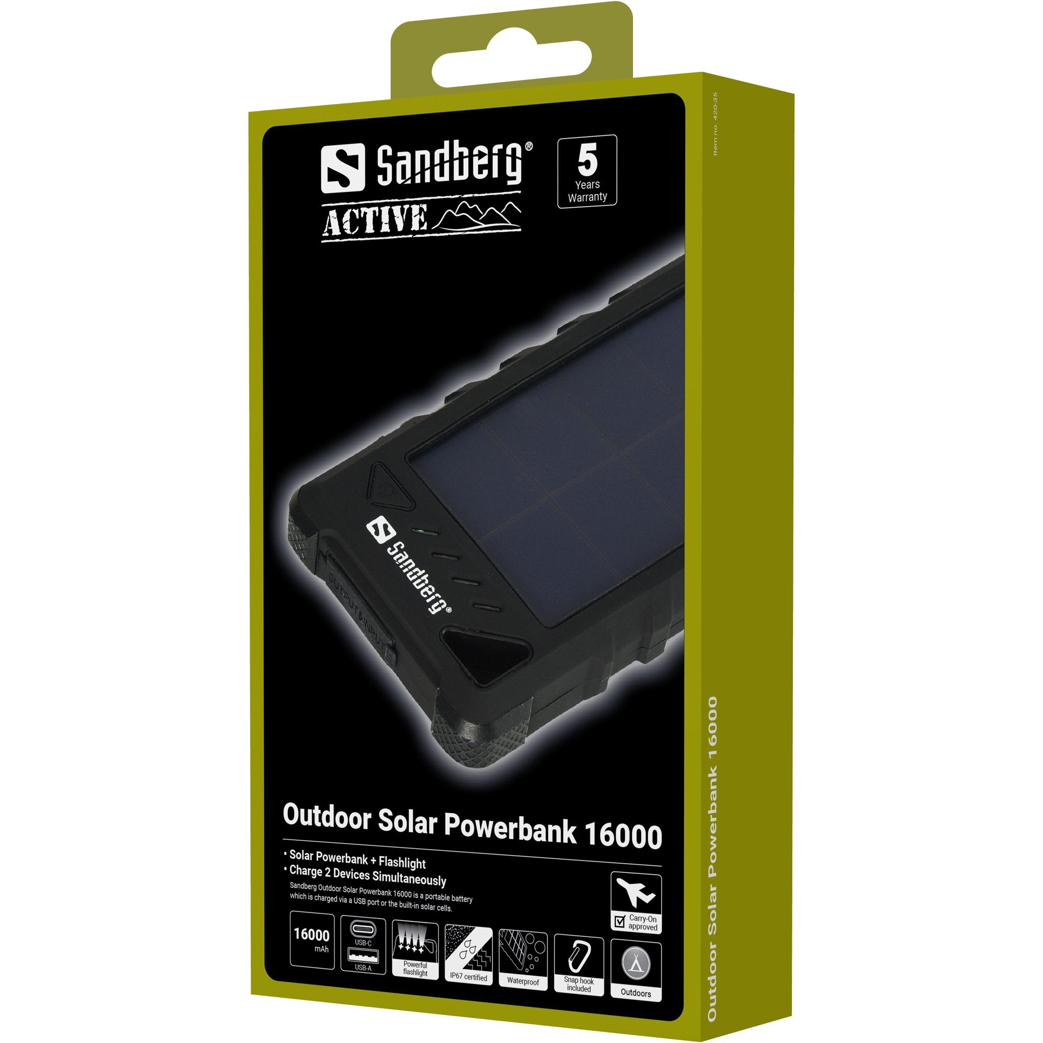 EAN 5705730420351 - Sandberg 420-35 batería externa Ión de litio 16000 mAh Negro imagen 9