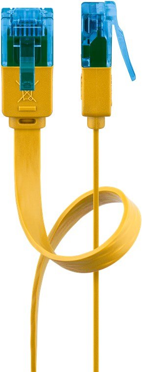 EAN 4040849963186 - Goobay 96318 cable de red Amarillo 2 m Cat6a U/UTP (UTP) imagen 1