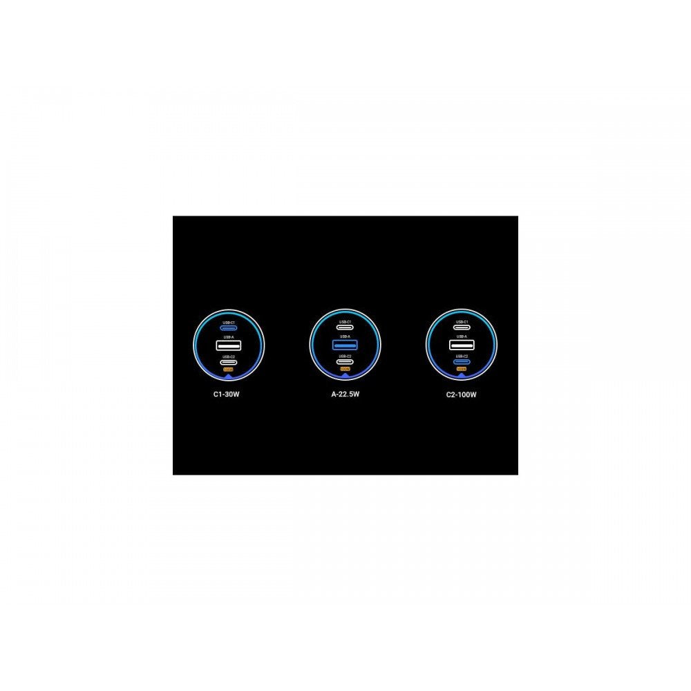 EAN 6941876230259 - Ugreen 130W 3-Port Fast Car Char gray Auriculares, Ordenador portátil, Teléfono móvil, Portátil, Batería imagen 3