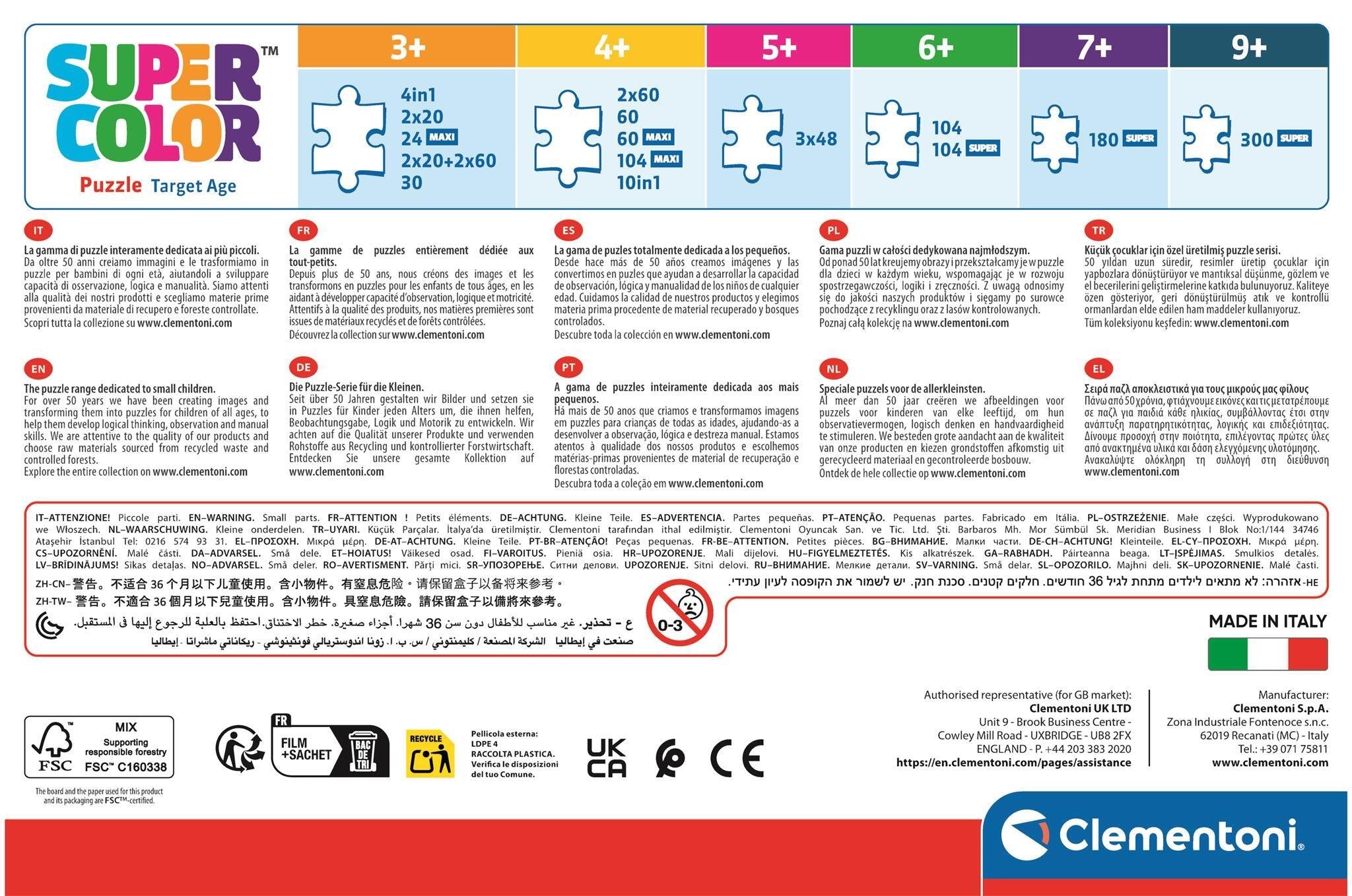 EAN 8005125257867 - Clementoni 25786 puzzle imagen 3