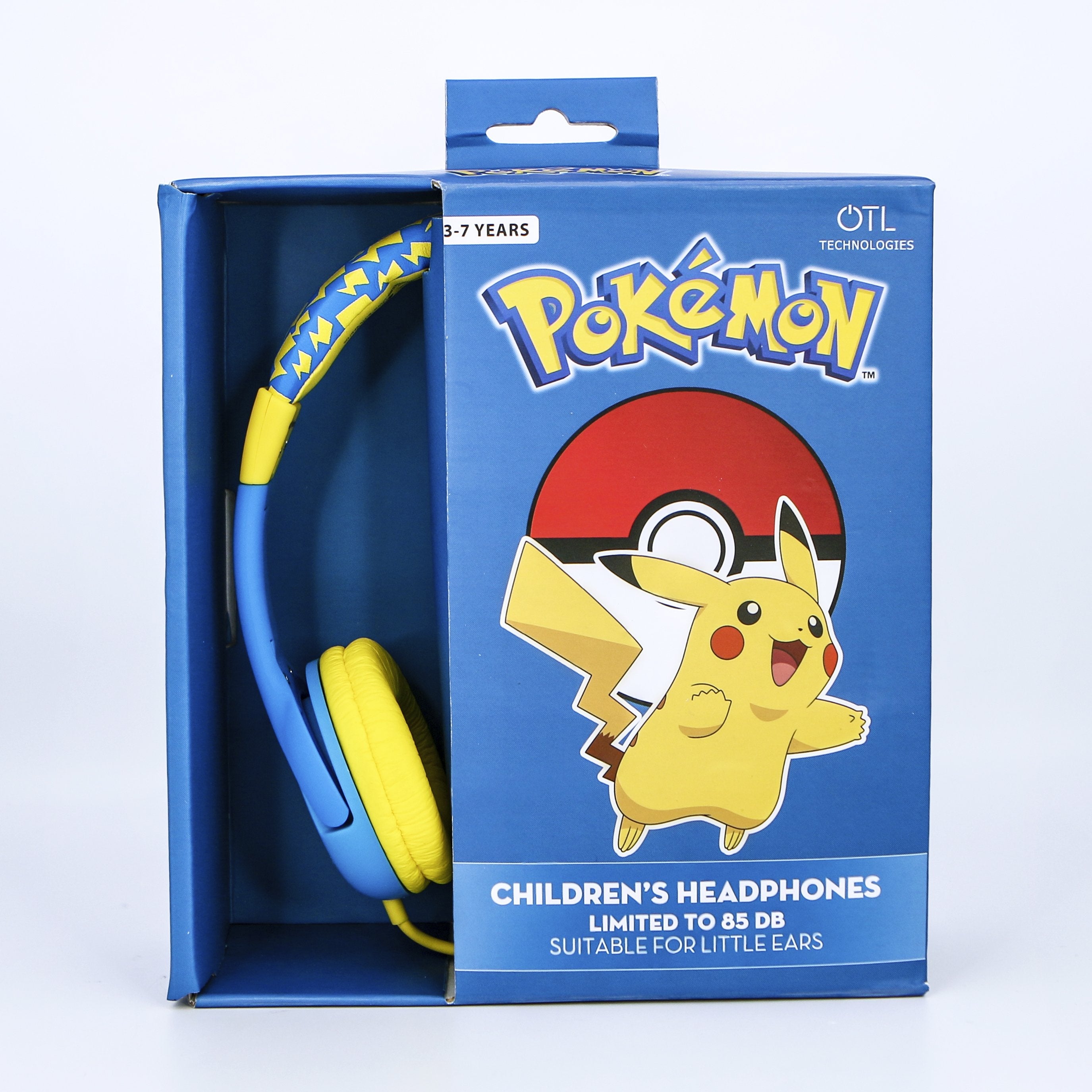 Auriculares Infantiles Otl Pokemon Pikachu/ Jack 3.5/ Azul Amarillo
