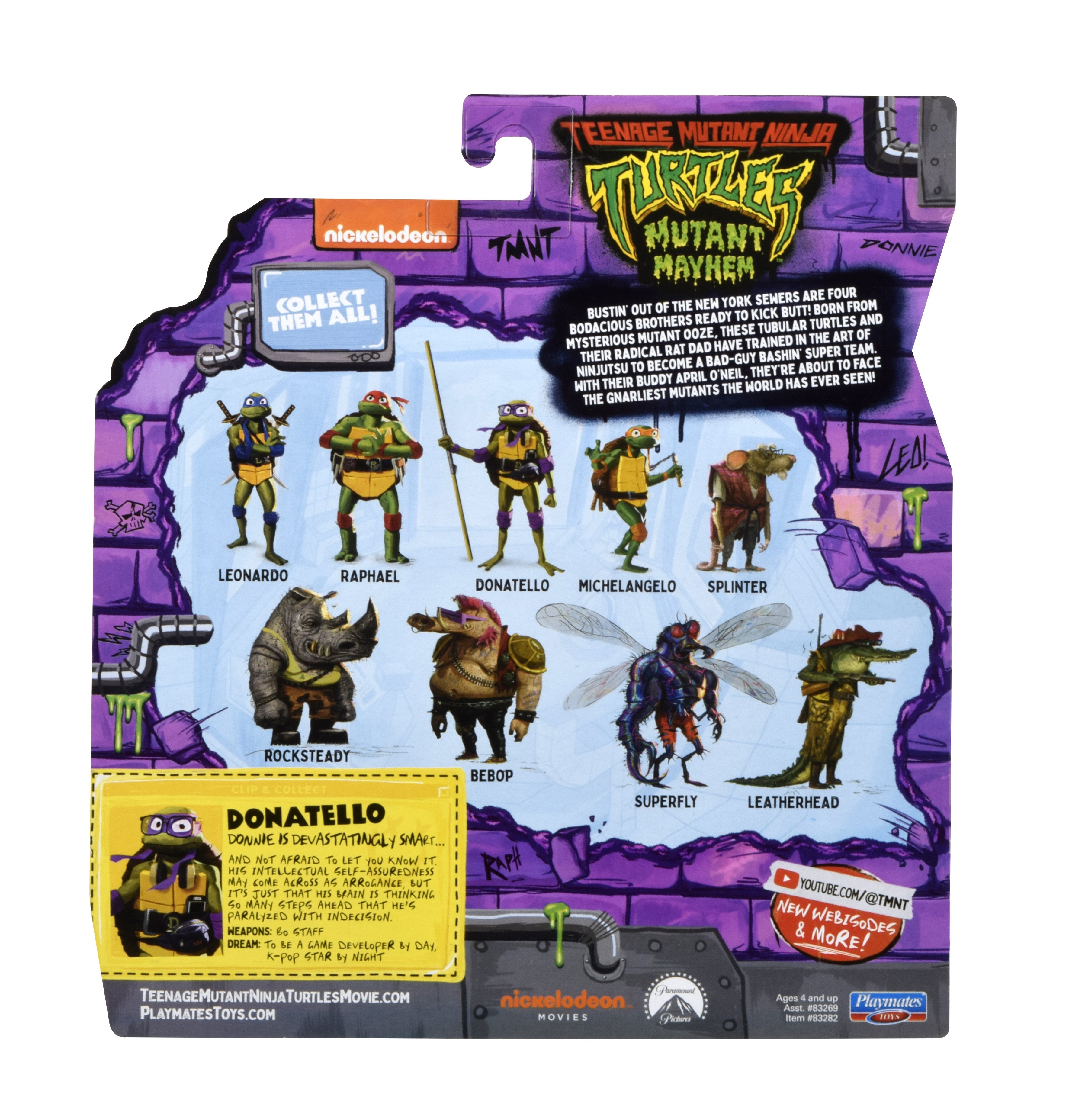 Tmnt Basic Figure Donatello, 83282