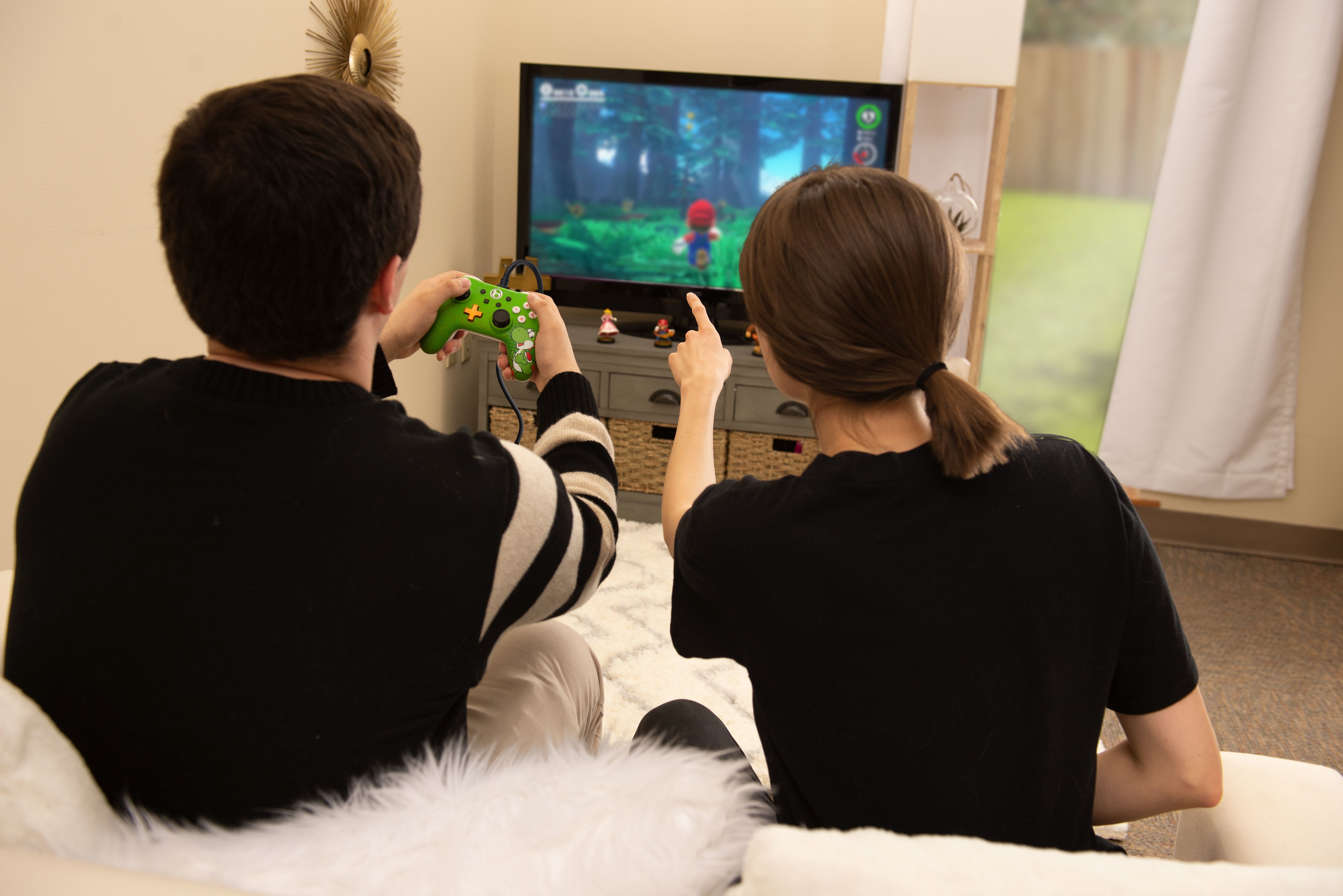 Mando Wired Controller Nintendo Switch Súper Mario Yoshi Usb 2.0 1.8m