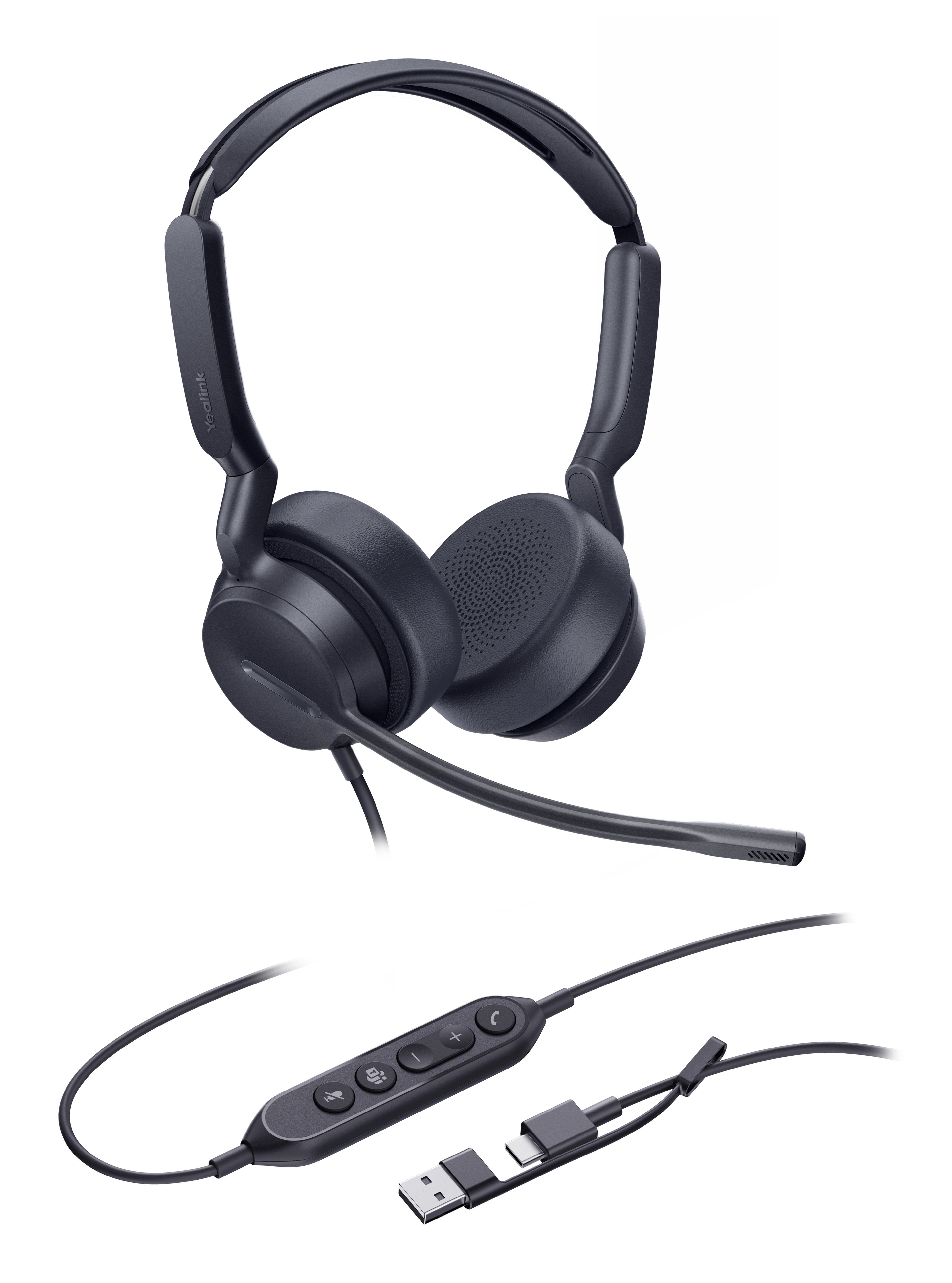 EAN 6938818323063 - Yealink UH42 Dual Teams USB-C/A Auriculares Alámbrico Diadema Llamadas/Música USB Type-C / USB Type-A Neg imagen 1