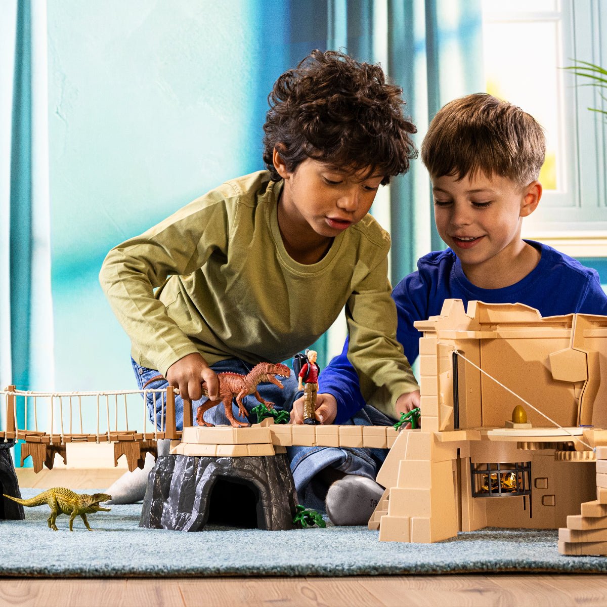 Schleich Dinosaurs Dino Temple Conquest Mega Set, Figura De Juguete 42656