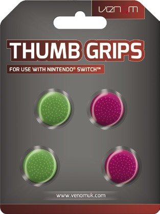 Venom Thuplaca Base Grips Switch Rosa And Verde Switch2