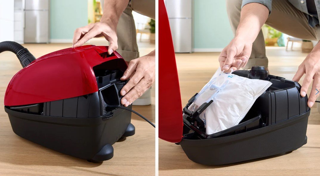 Aspirador Serie De Hogar De Bosch 4 Bgd38rd1h De Bidón Rojo