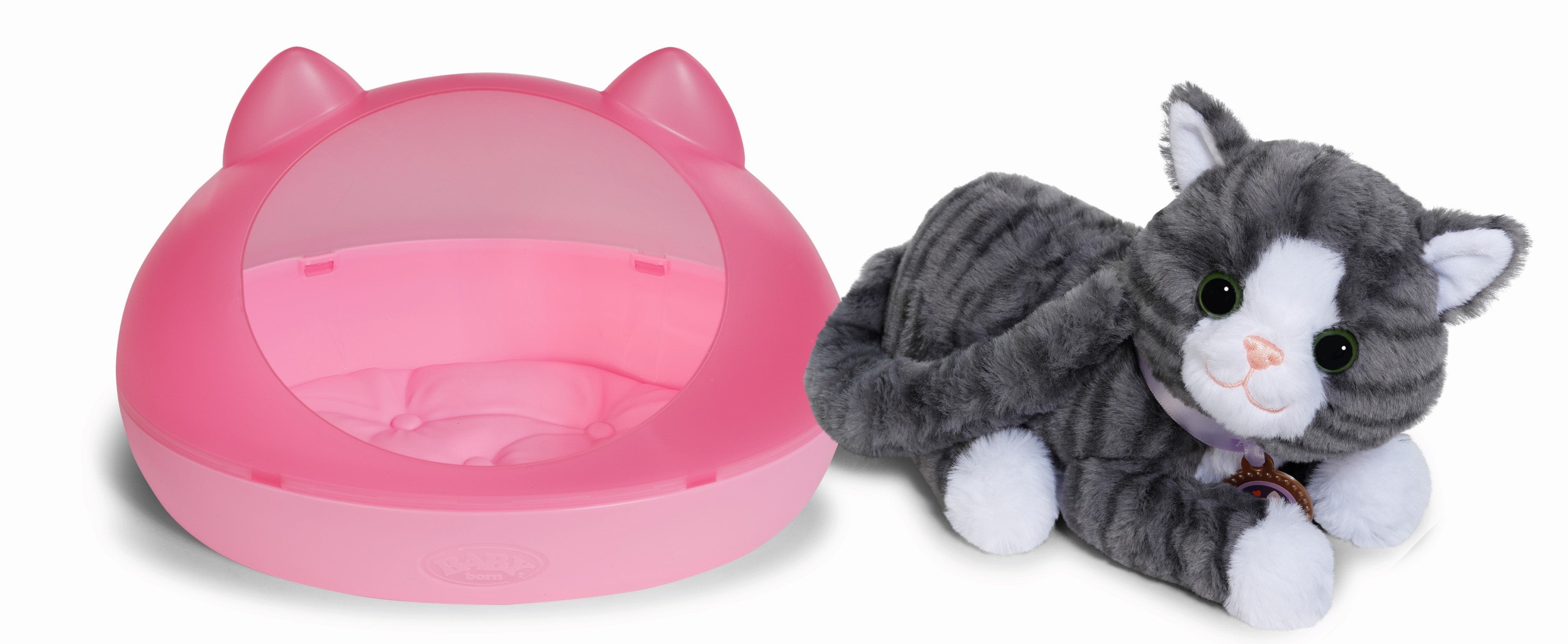 Zapf Creation Baby Born® My Kitten Cookie Con Caja, Accesorios De Muñecas 43 Cm 837580