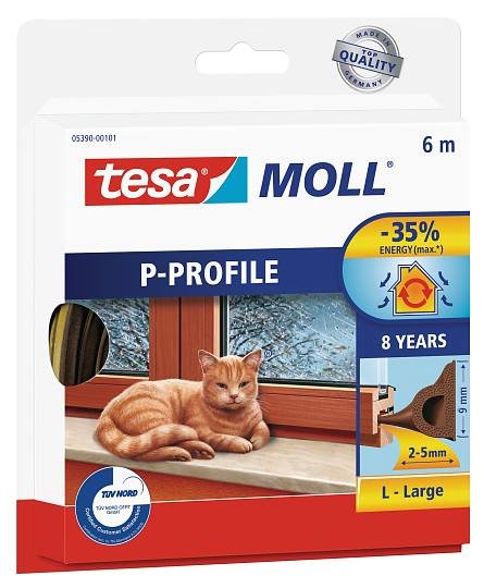 Tesa Cintas De Sellado P-Profil 9 Mm X 6 M Blanco