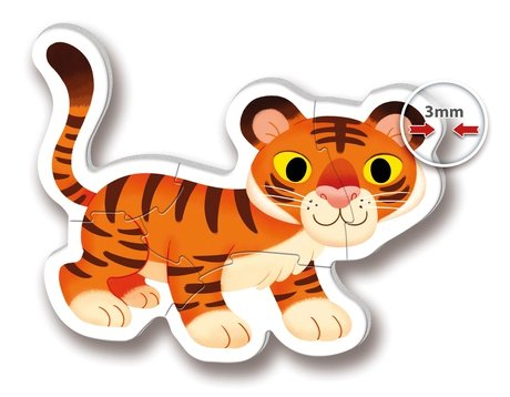 Puzzle My First Puzzle Wild Animals 3-6-9-12pzs