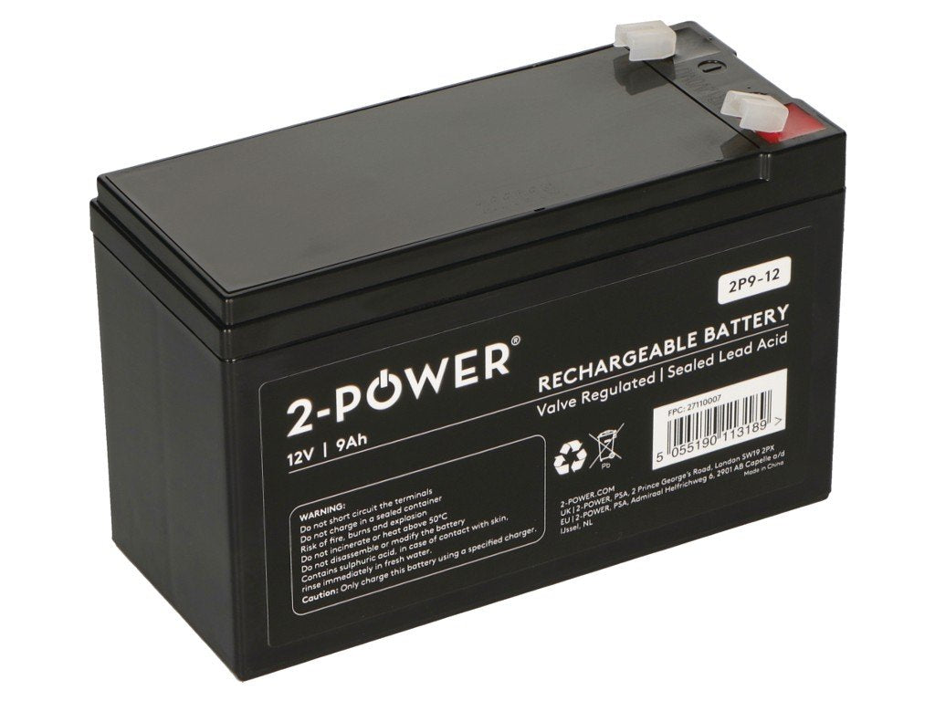 EAN 5055190113189 - 2-Power 2P9-12 batería para sistema ups Sealed Lead Acid (VRLA) 12 V 9 Ah imagen 3
