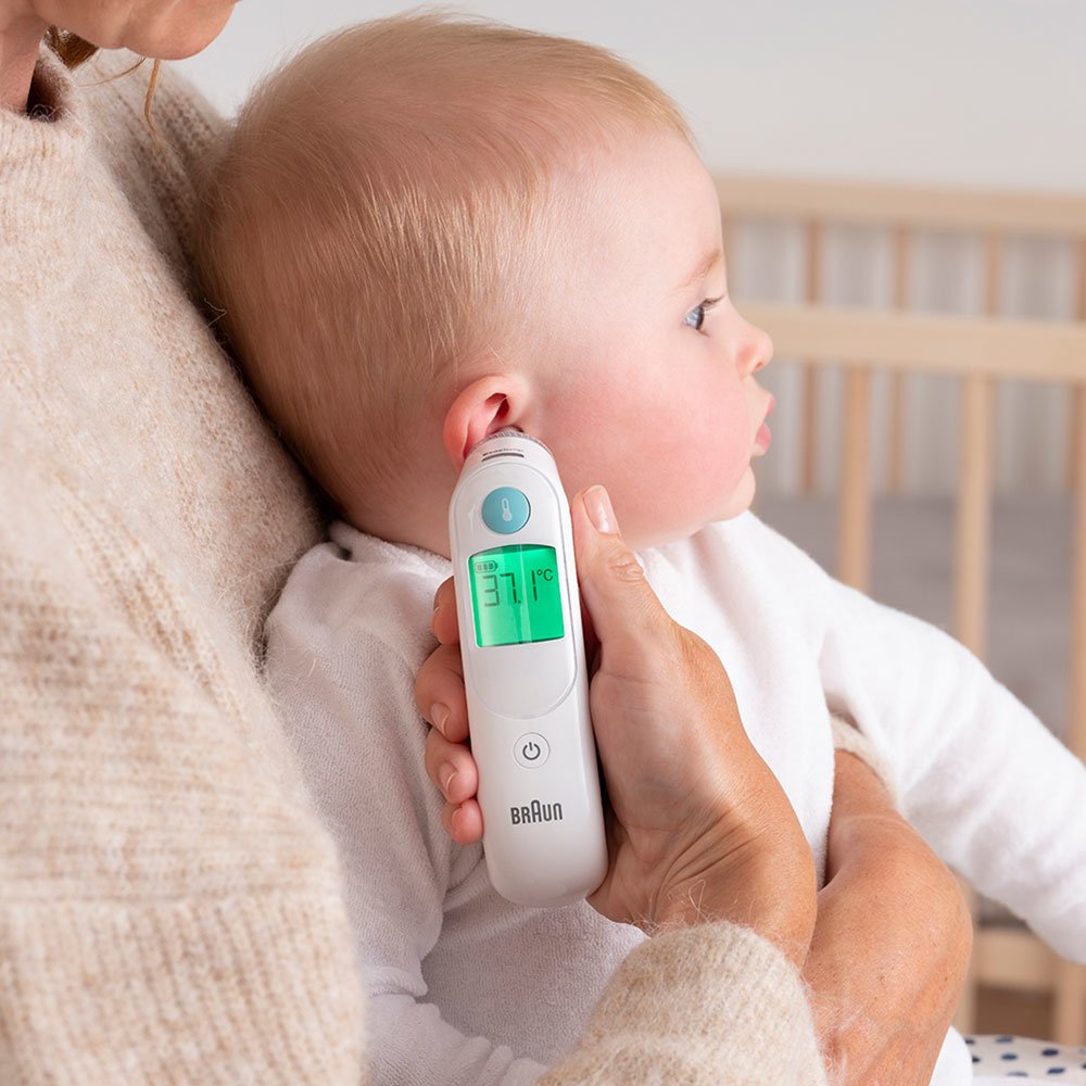 EAN 4022167652300 - Braun ThermoScan 6 Termómetro de contacto Blanco Oído Botones imagen 5