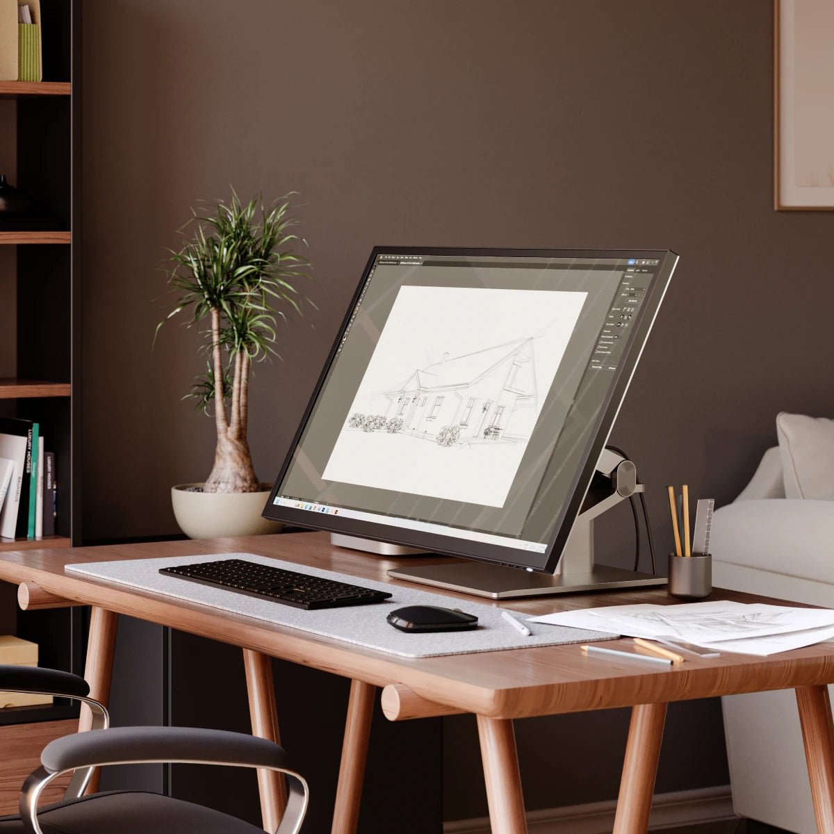 Alogic Tft 32" Clarity Touch 4k 60hz+Webcam+Fold Stand+Touch