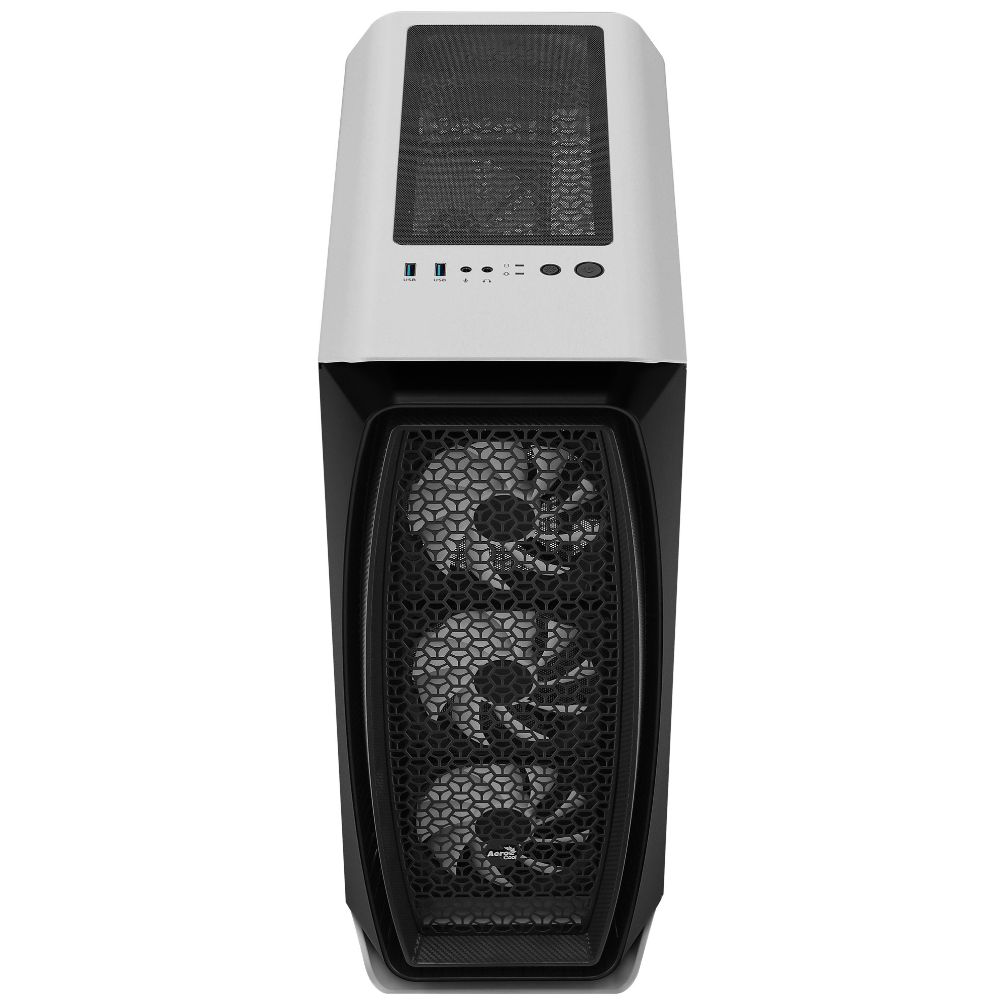 Caja Gaming Semitorre Aerocool Aero One Frost Blanco