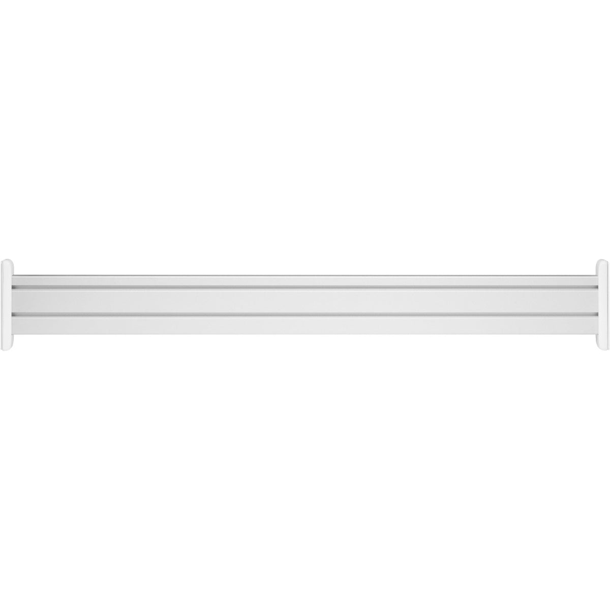 Inline Slatwall Panel Aluminio, Para Montaje En Mesa, 1m