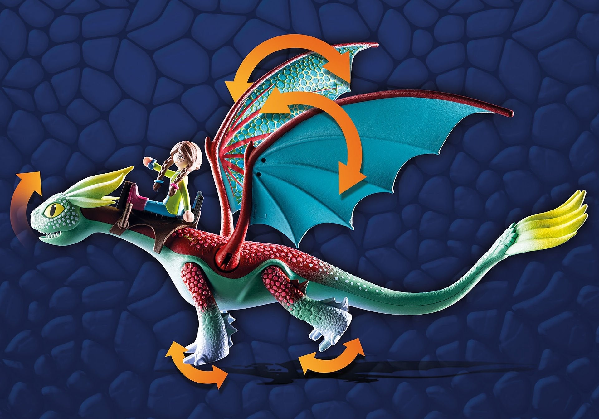 Playmobil 71083 Dragons: The Nine Realms - Feathers & Alex, Konmruktionsspielzeug 71083