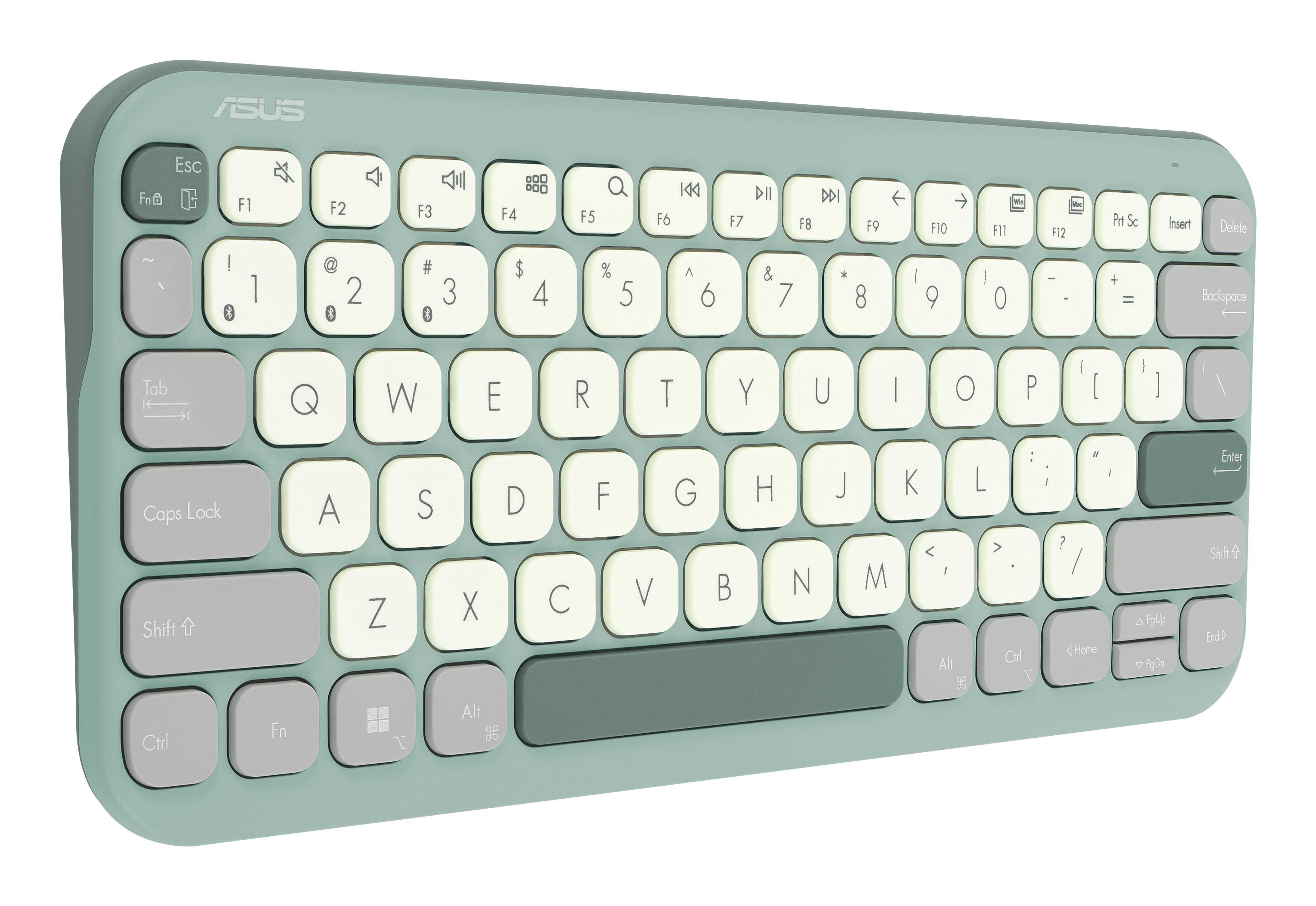 Asus Marshmallow Keyboard Kw100 Teclado Hogar Bluetooth Inglés De Ee. Uu. Verde