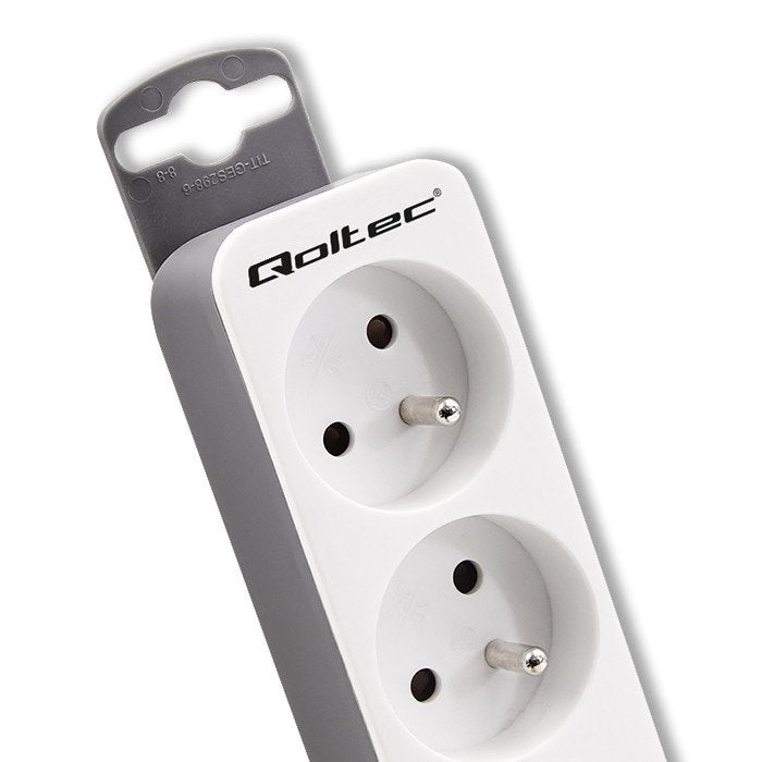 EAN 5901878502922 - Qoltec 50292 base múltiple 1,8 m 6 salidas AC Interior Blanco imagen 2