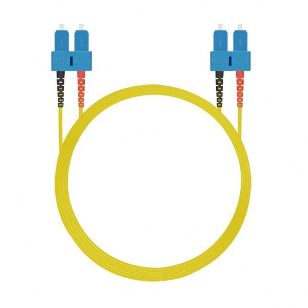Helos Lwl Cable De Red Sc/Sc Duplex 9/125?M Os2 Amarillo 15,0m