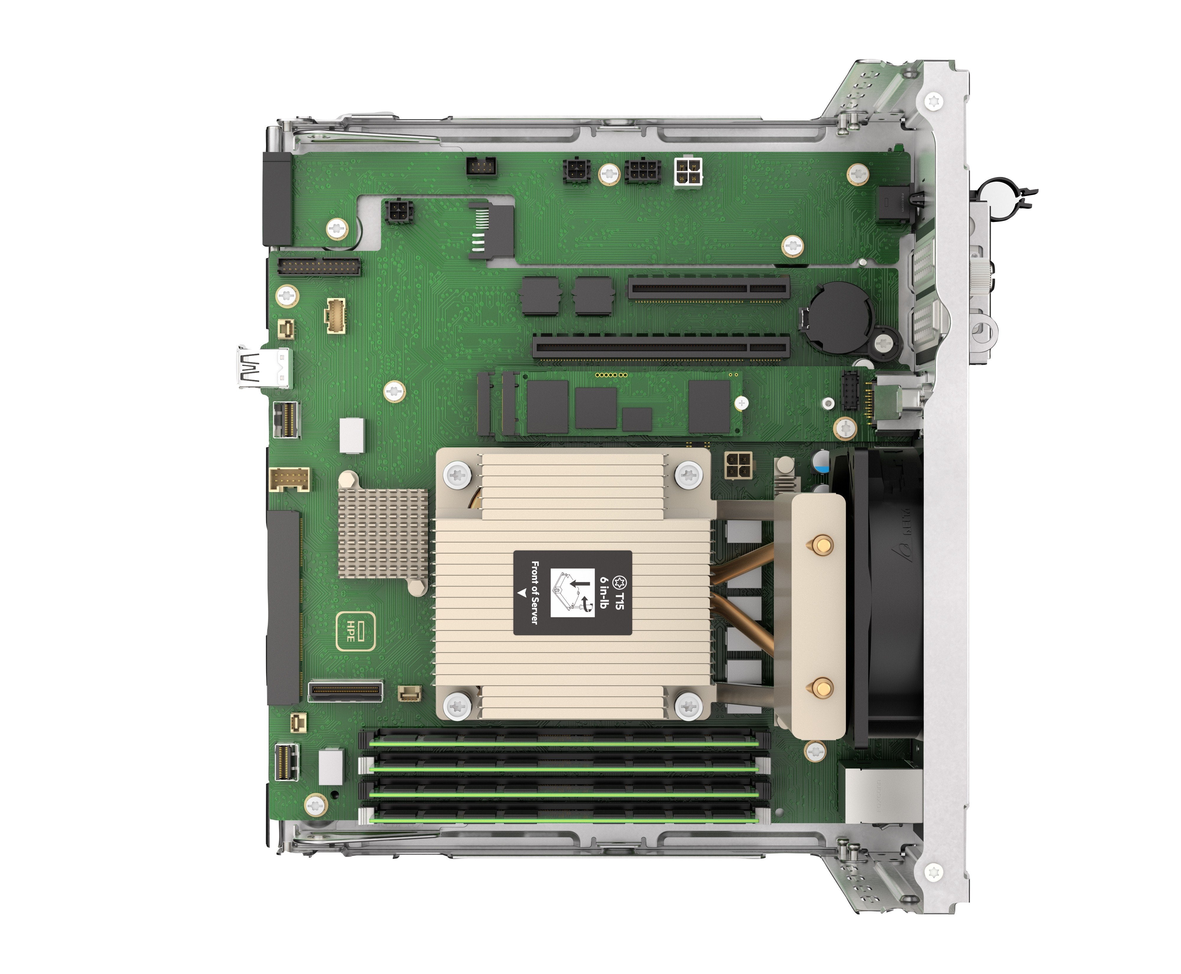 EAN 0190017743103 - HPE ProLiant MicroServer Gen11 G7400 2c 16GB-U 4LFF-NHP 1TB HDD 180W Ext PS EMEA Cmp Module Server servid imagen 4