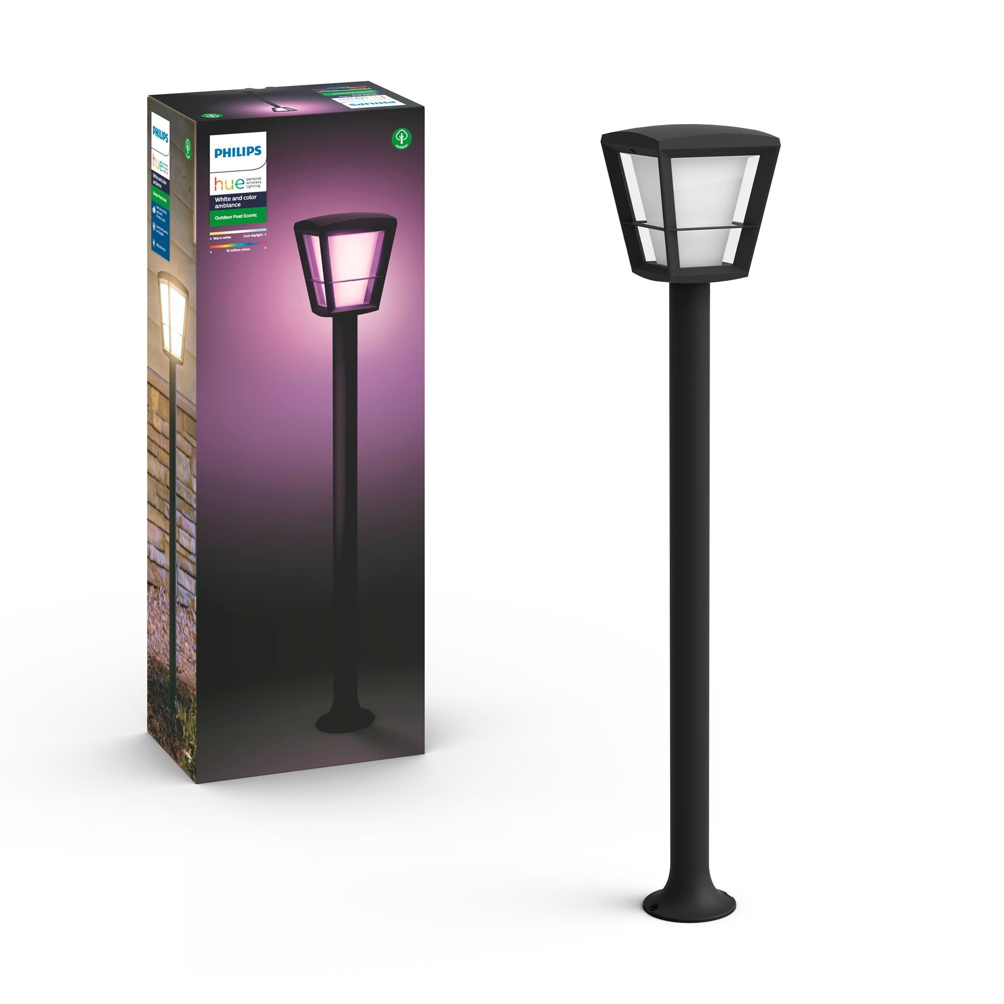 EAN 8718696170601 - Philips Hue White and Color ambiance 1744230P7 Alumbrado de sobremuro/pie para exterior Bluetooth/Zigbee imagen 5