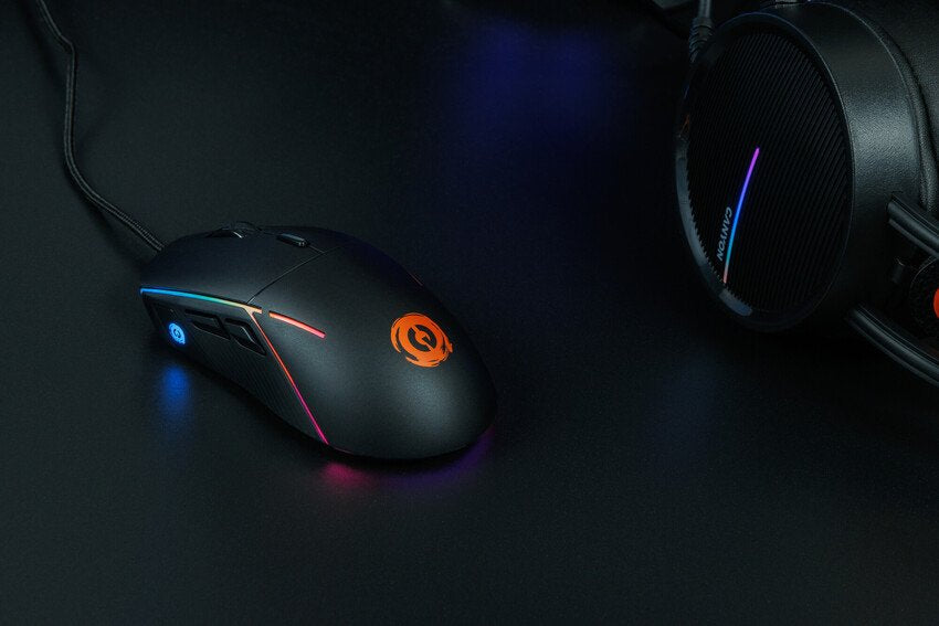 Canyon Raton Gaming Shadder Gm-321 Rgb 6 Botones Negro