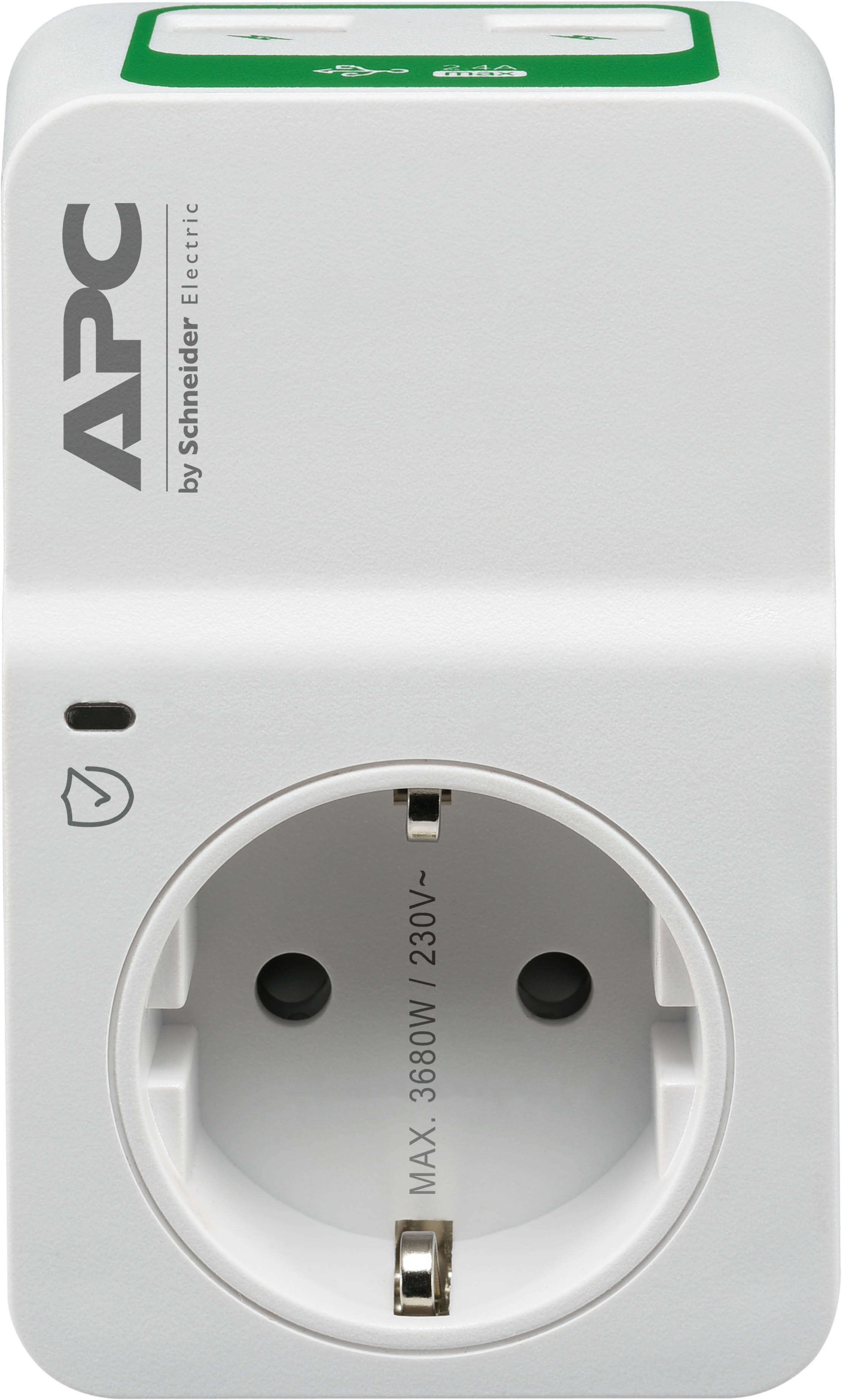 EAN 0731304334750 - APC PM1WU2-GR limitador de tensión Blanco 1 salidas AC 230 V imagen 2