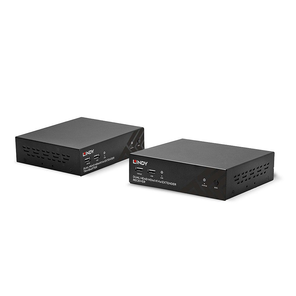 Lindy 100m Cat.6 Dual Head Hdmi, Usb & Rs232 Extender