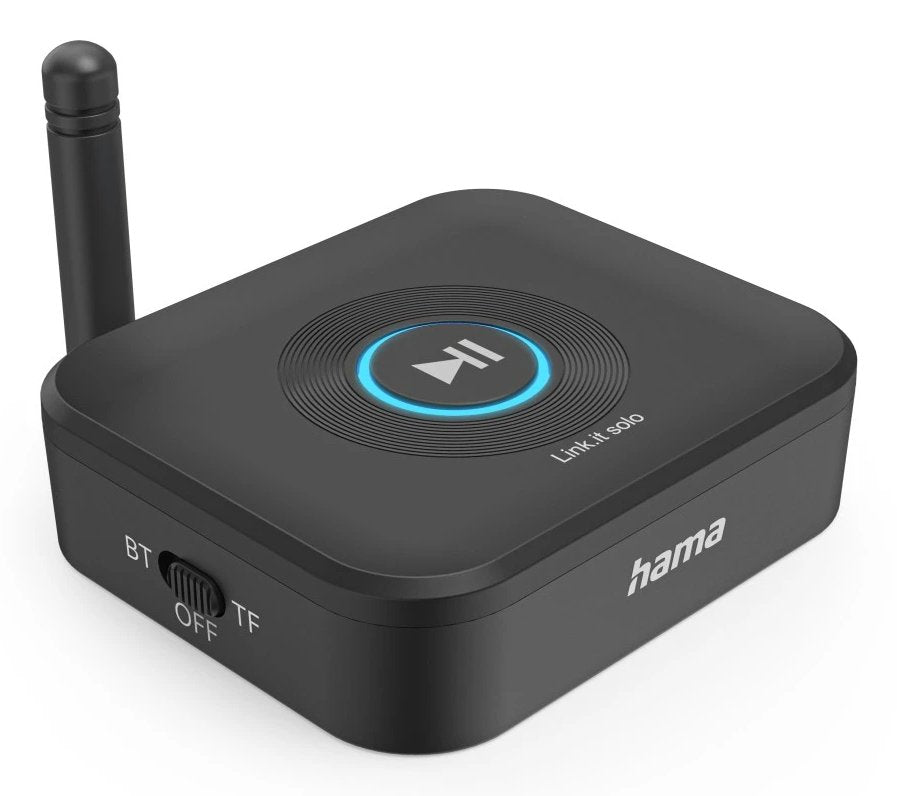 Adaptador Bluetooth Hama 00205321 Link.It Solo Receptor Bt5.3 Jack Usb-C Microsd 50m