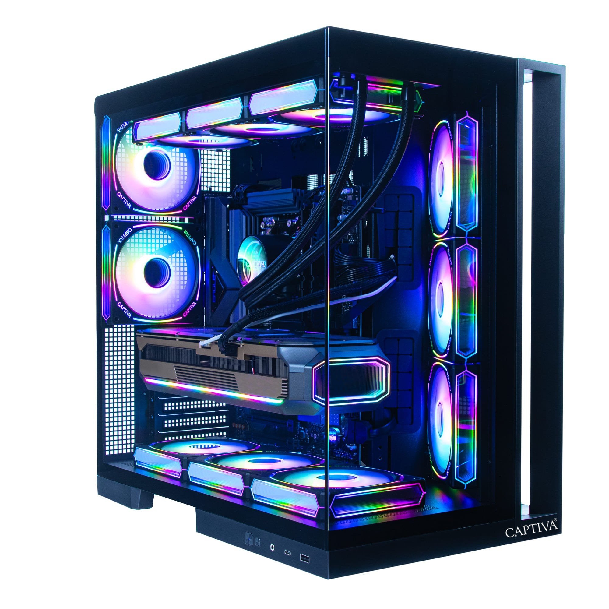 EAN 4046373904640 - CAPTIVA 90464 PCs/estación de trabajo AMD Ryzen™ 9 9900X 64 GB DDR5-SDRAM 2 TB SSD NVIDIA GeForce RTX 507 imagen 1